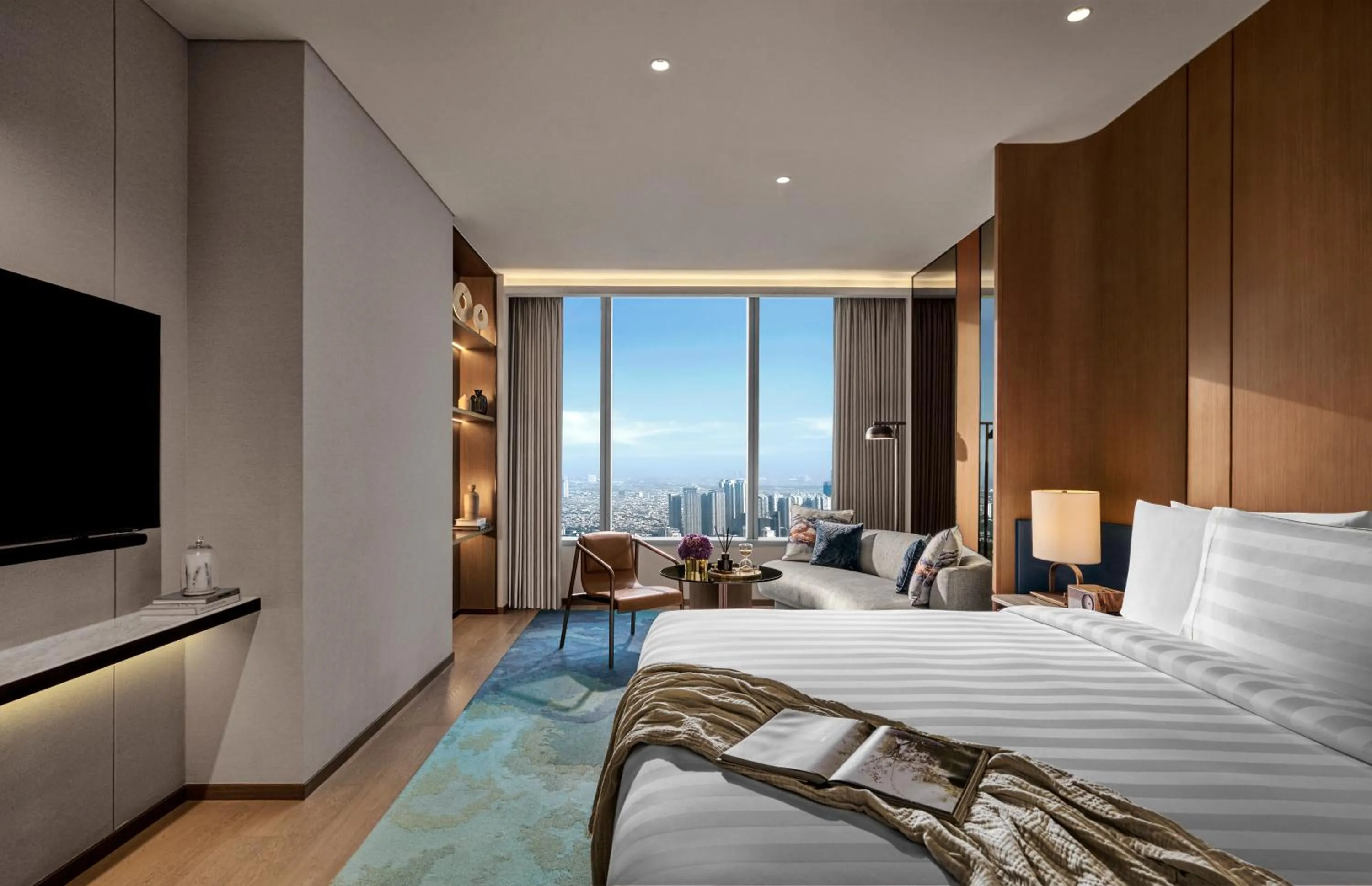 TV and multimedia, Bed in Pan Pacific Jakarta