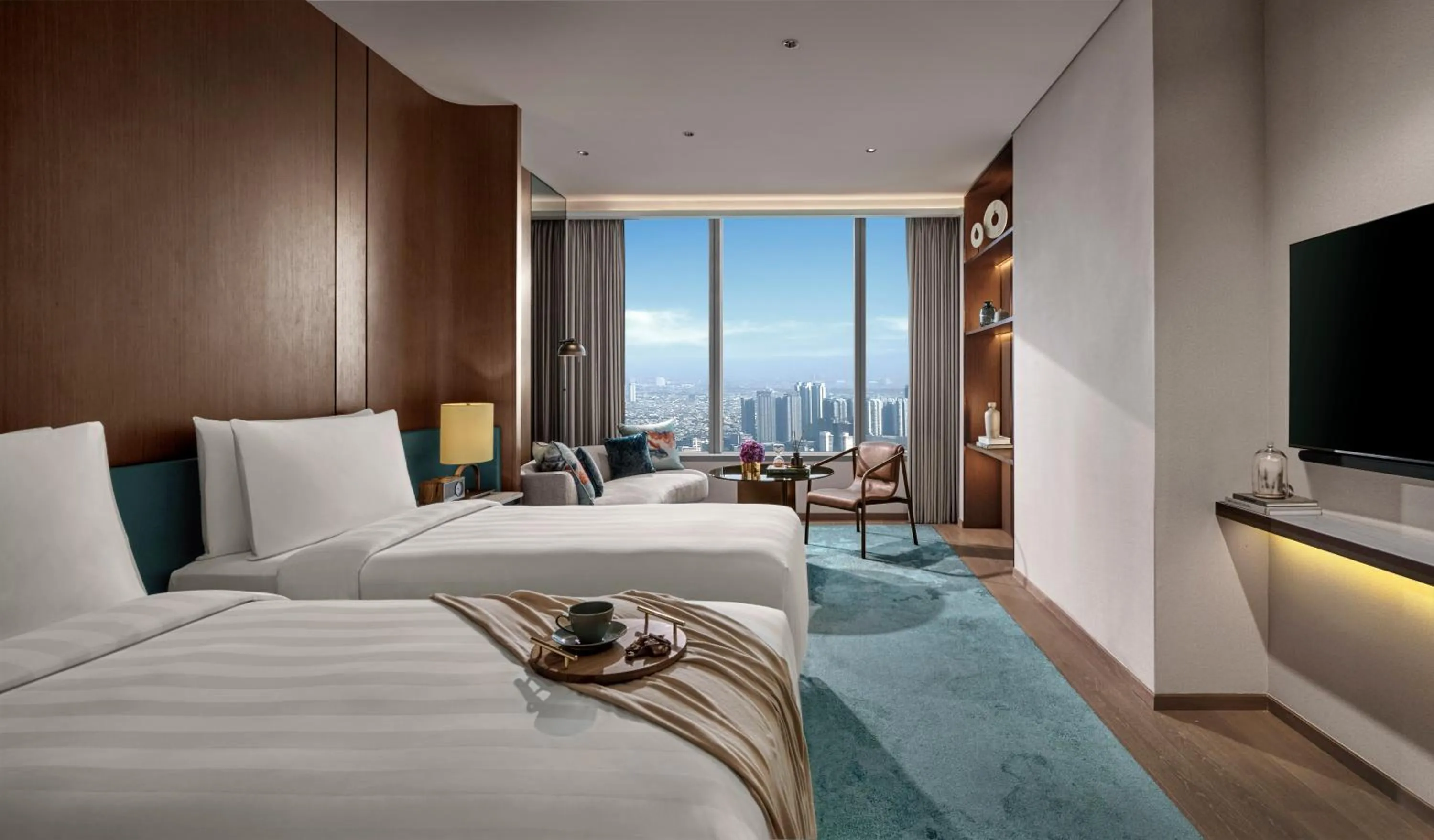 Bed in Pan Pacific Jakarta