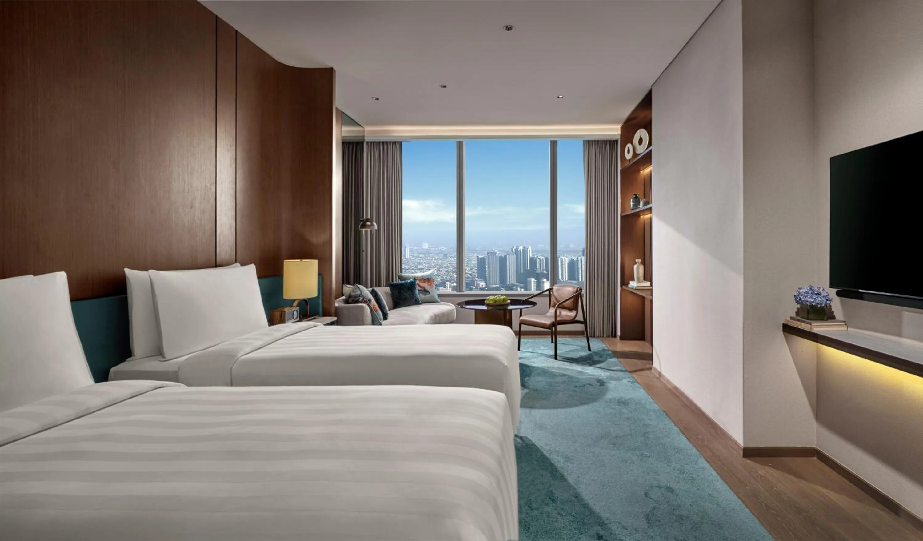 Bed in Pan Pacific Jakarta