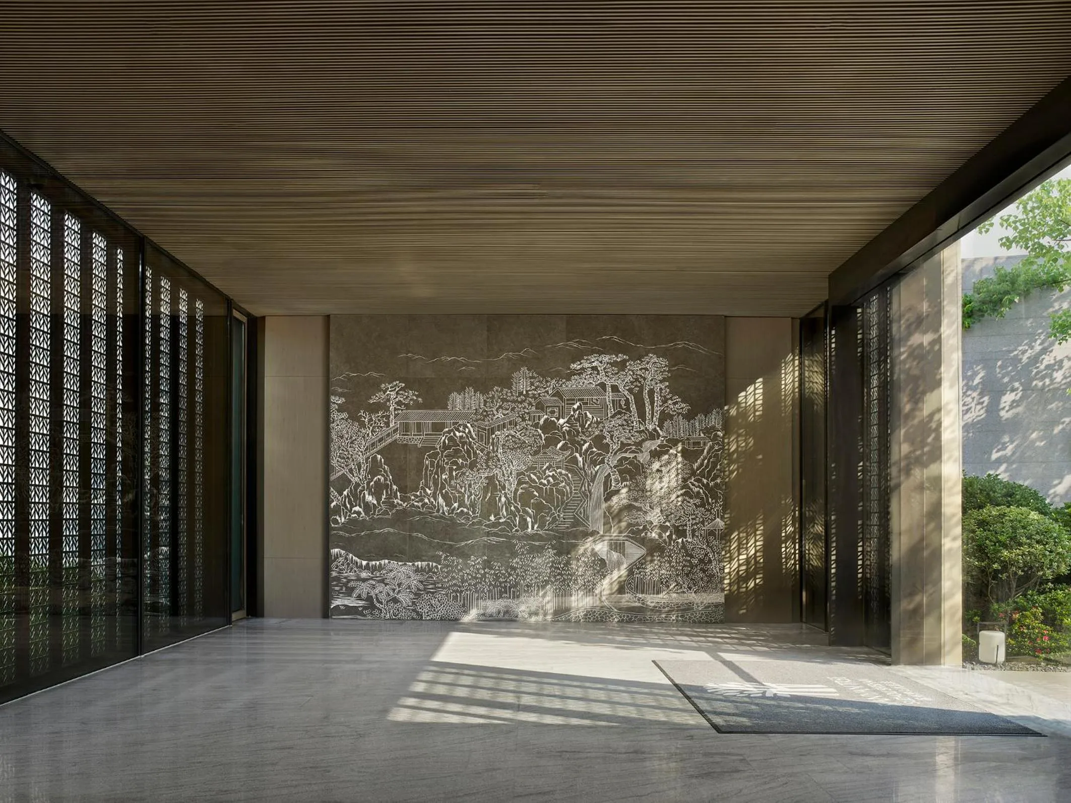 Lobby or reception in Banyan Tree Suzhou Shishan