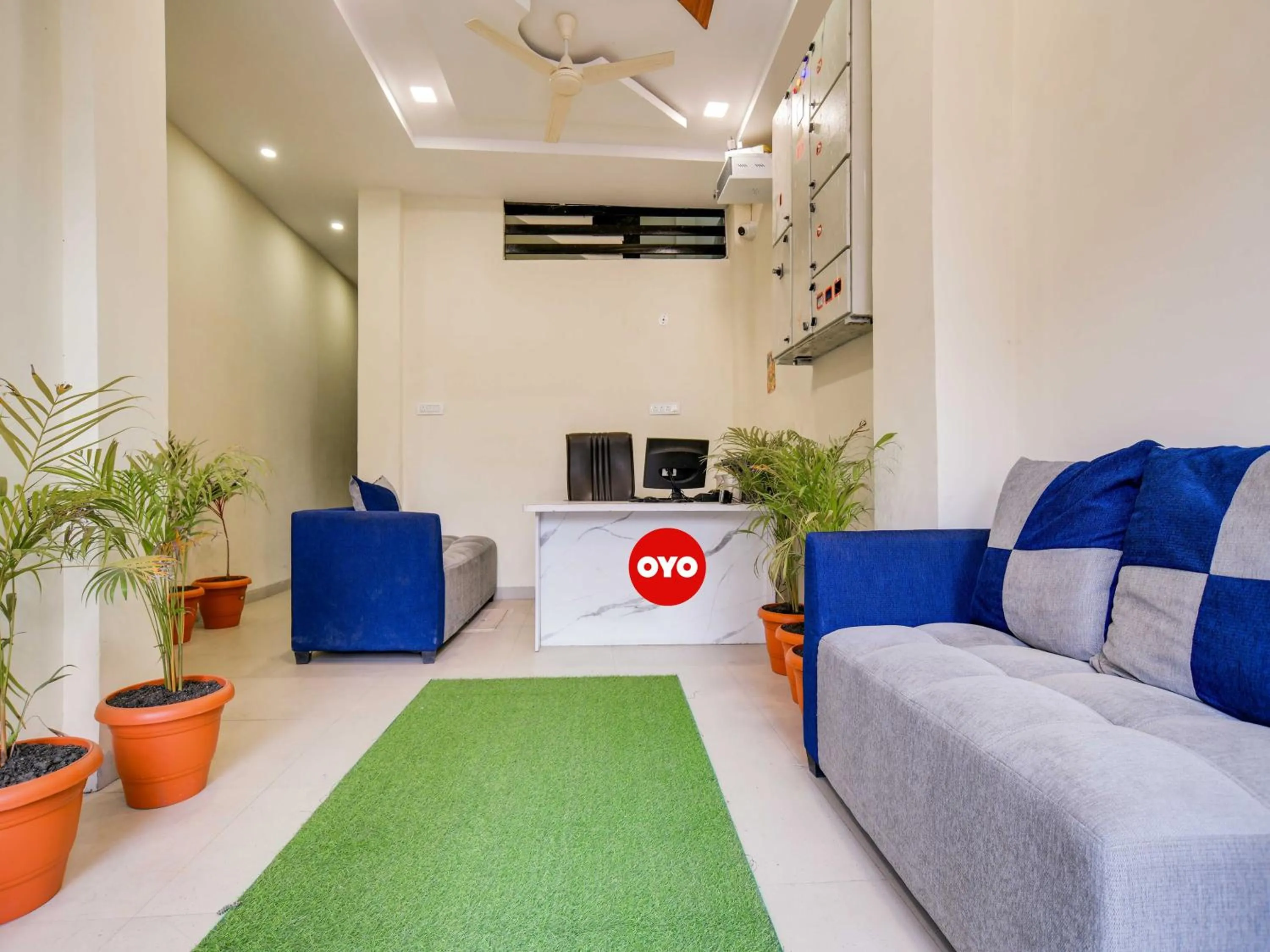 Lobby or reception in Hotel Shyam Villa