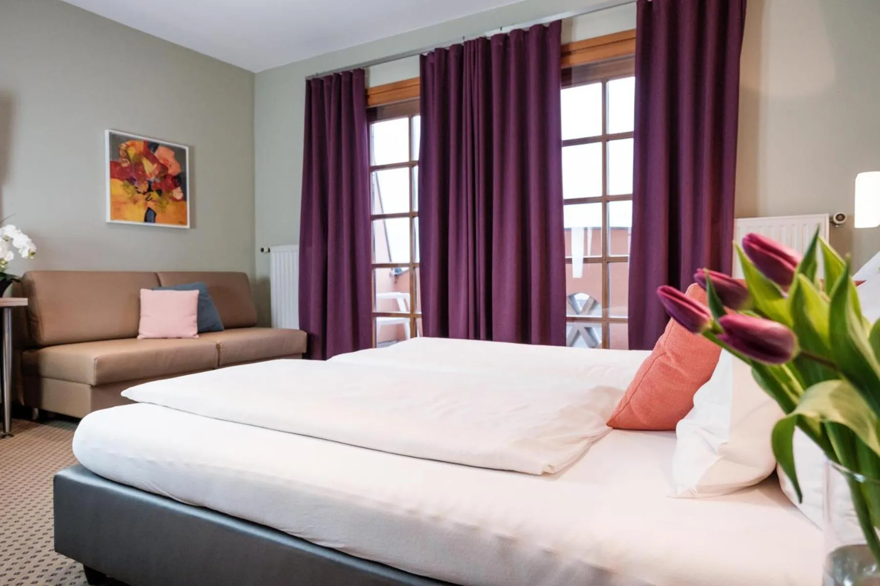 Bedroom, Bed in Hotel Raffel