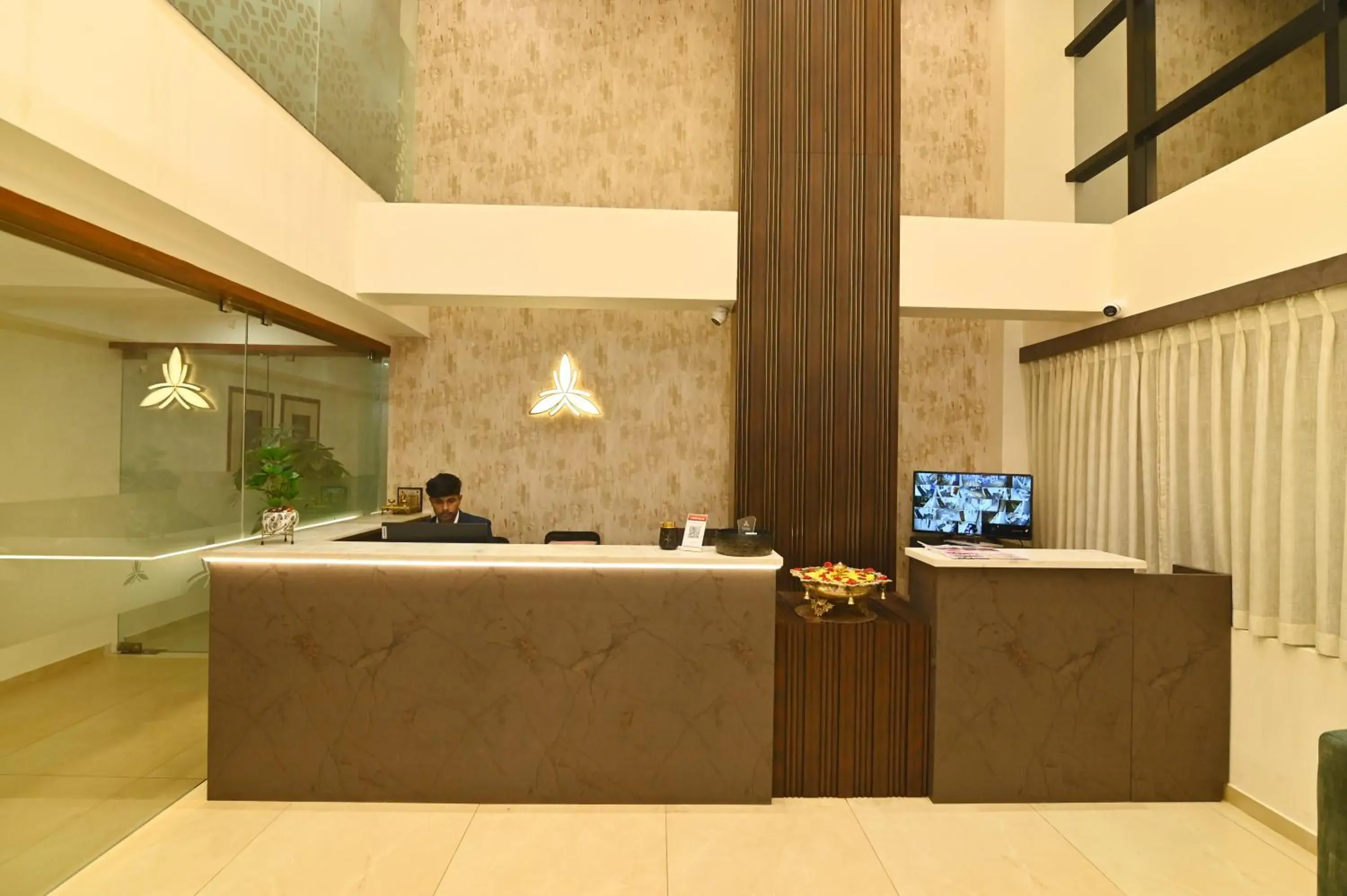 Lobby or reception in Aurelia Comforts - Deralakatte Lobby or reception in Aurelia Comforts - Deralakatte