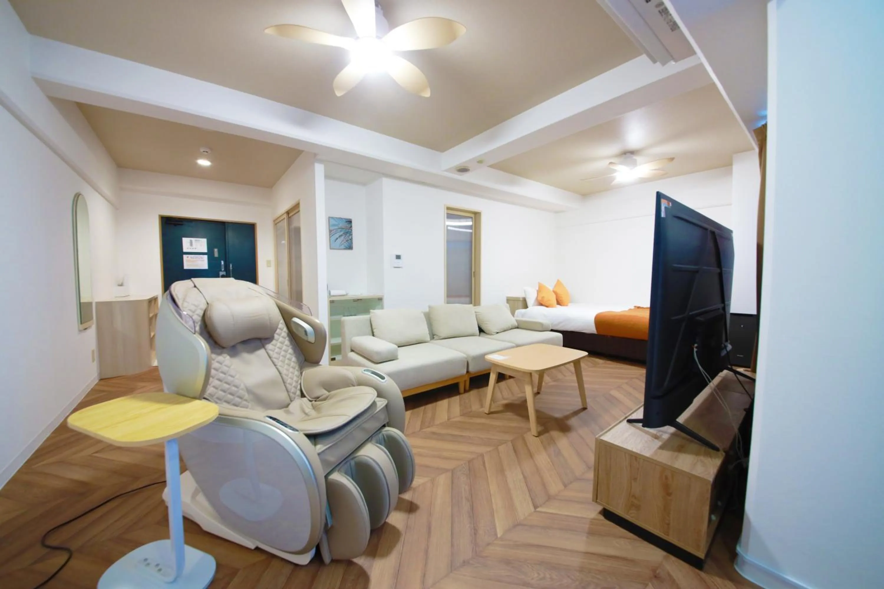 Living room in Miyazaki Mango Hotel