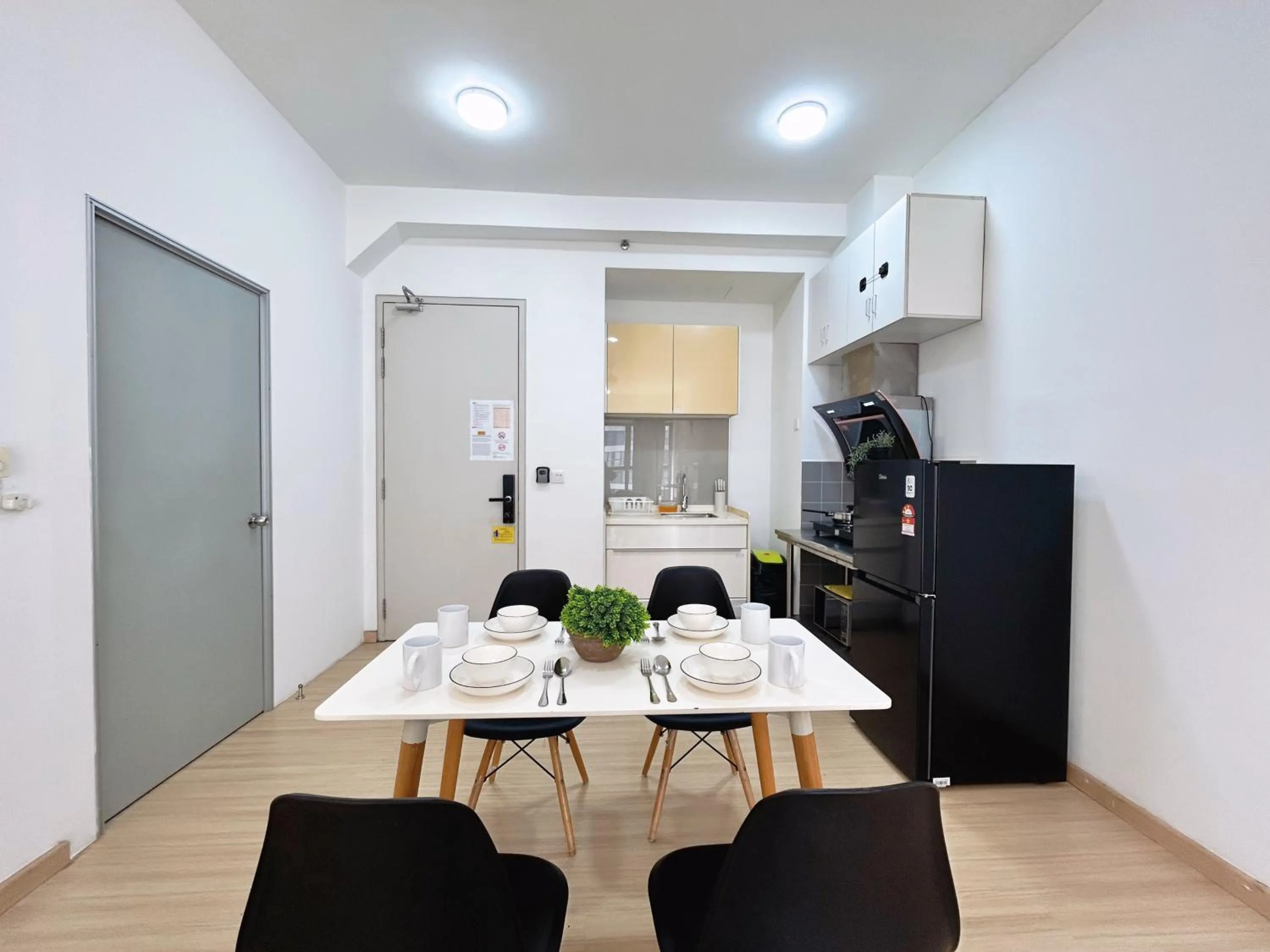 kitchen in D' Sara Sentral Suites by Manhattan Group