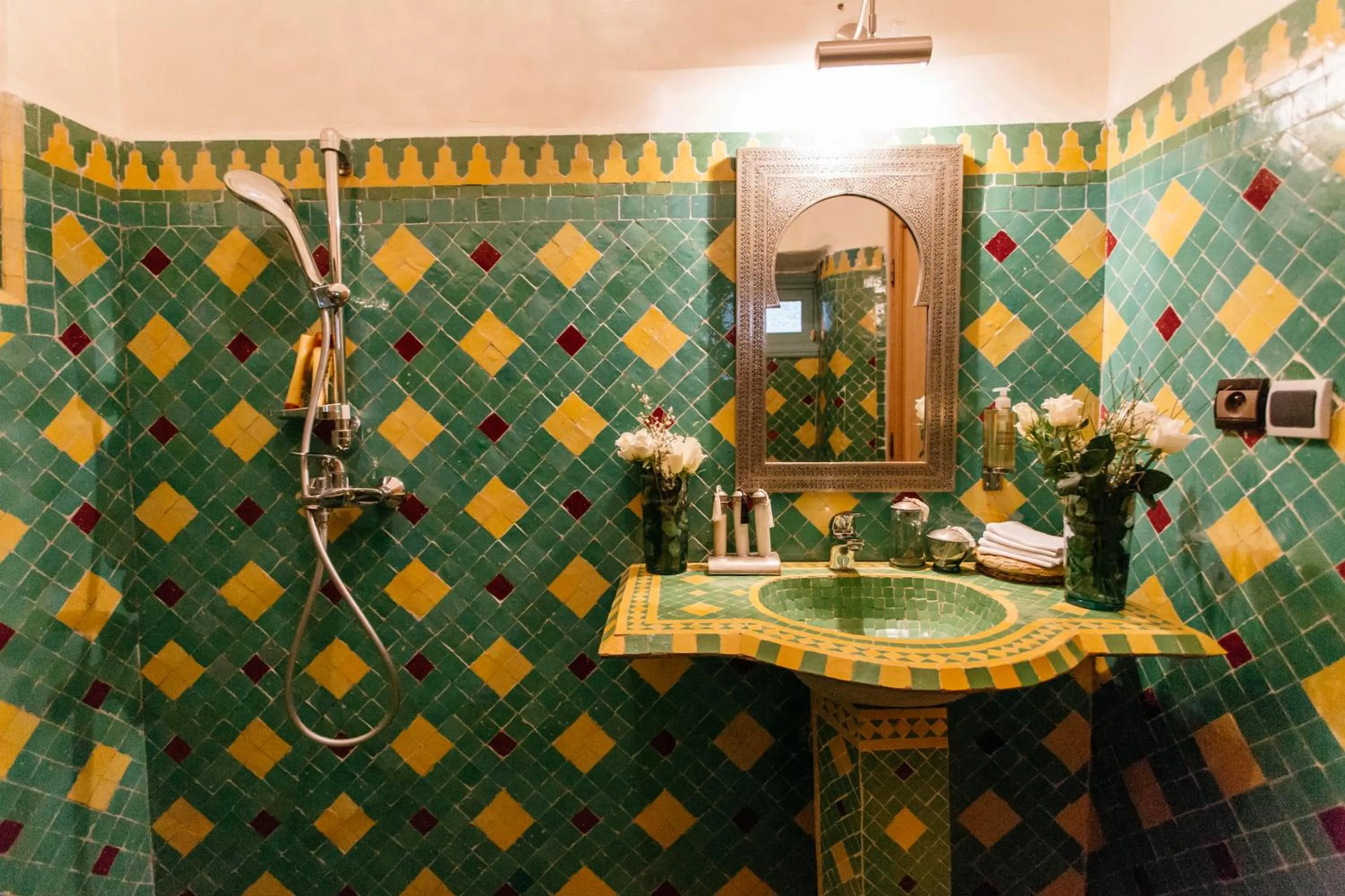 Shower in Riad BE Marrakech