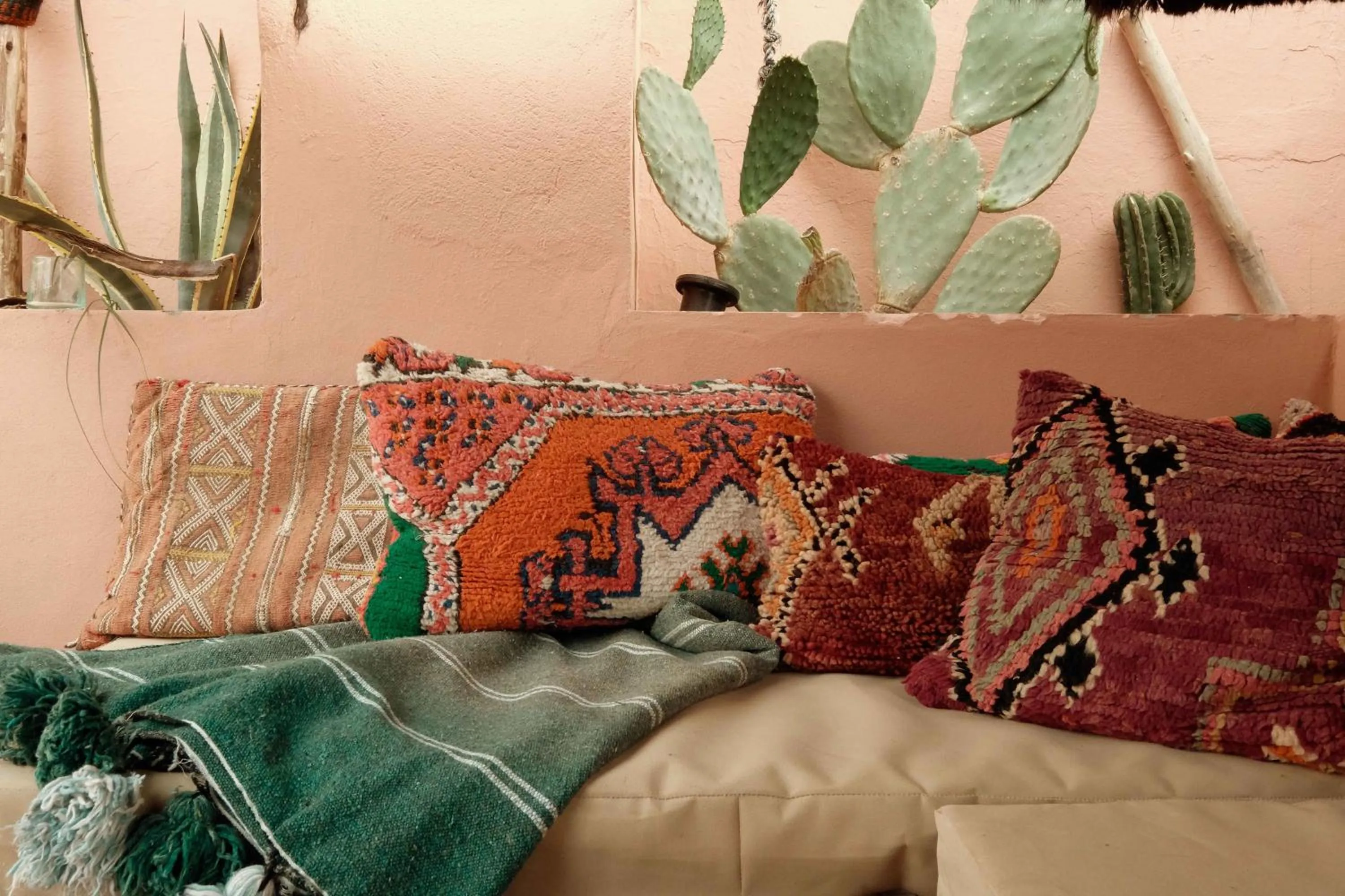 Balcony/Terrace, Bed in Riad BE Marrakech