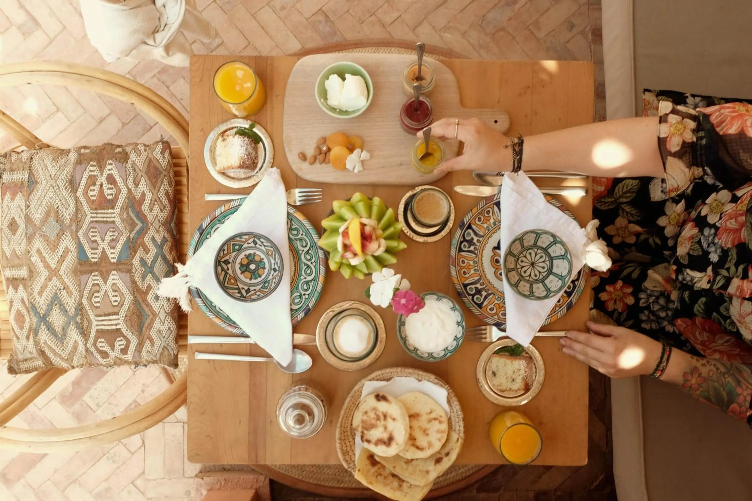 Restaurant/places to eat in Riad BE Marrakech