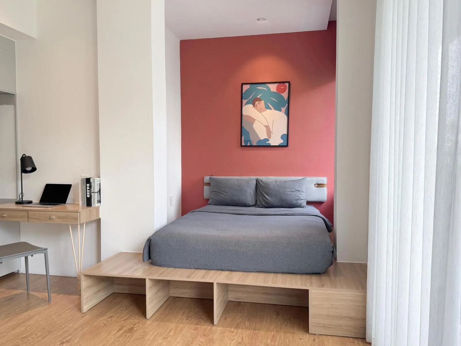 Bed in M Village Living 59 Thảo Điền