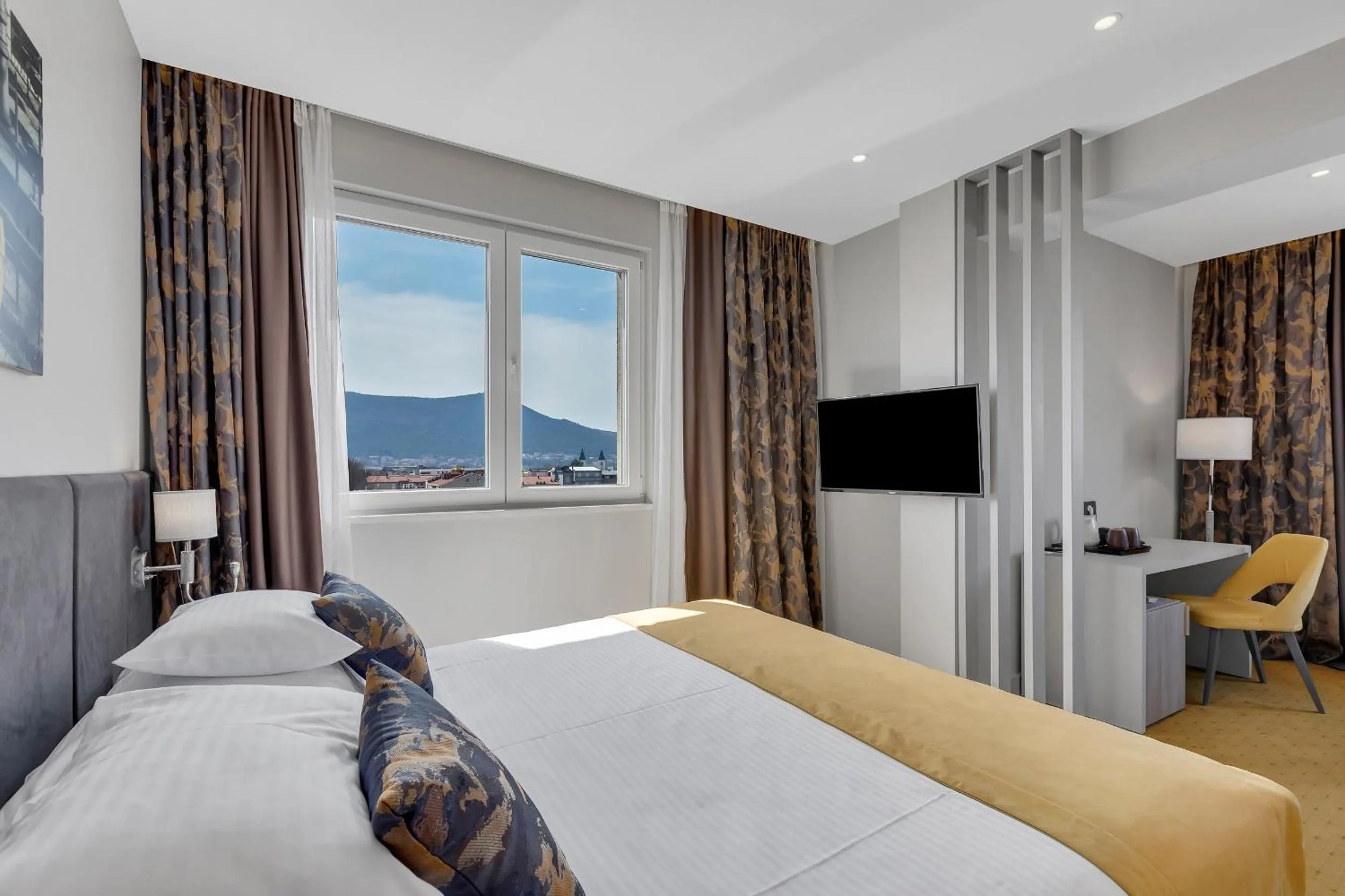 View (from property/room), Bed in Hotel Marconi