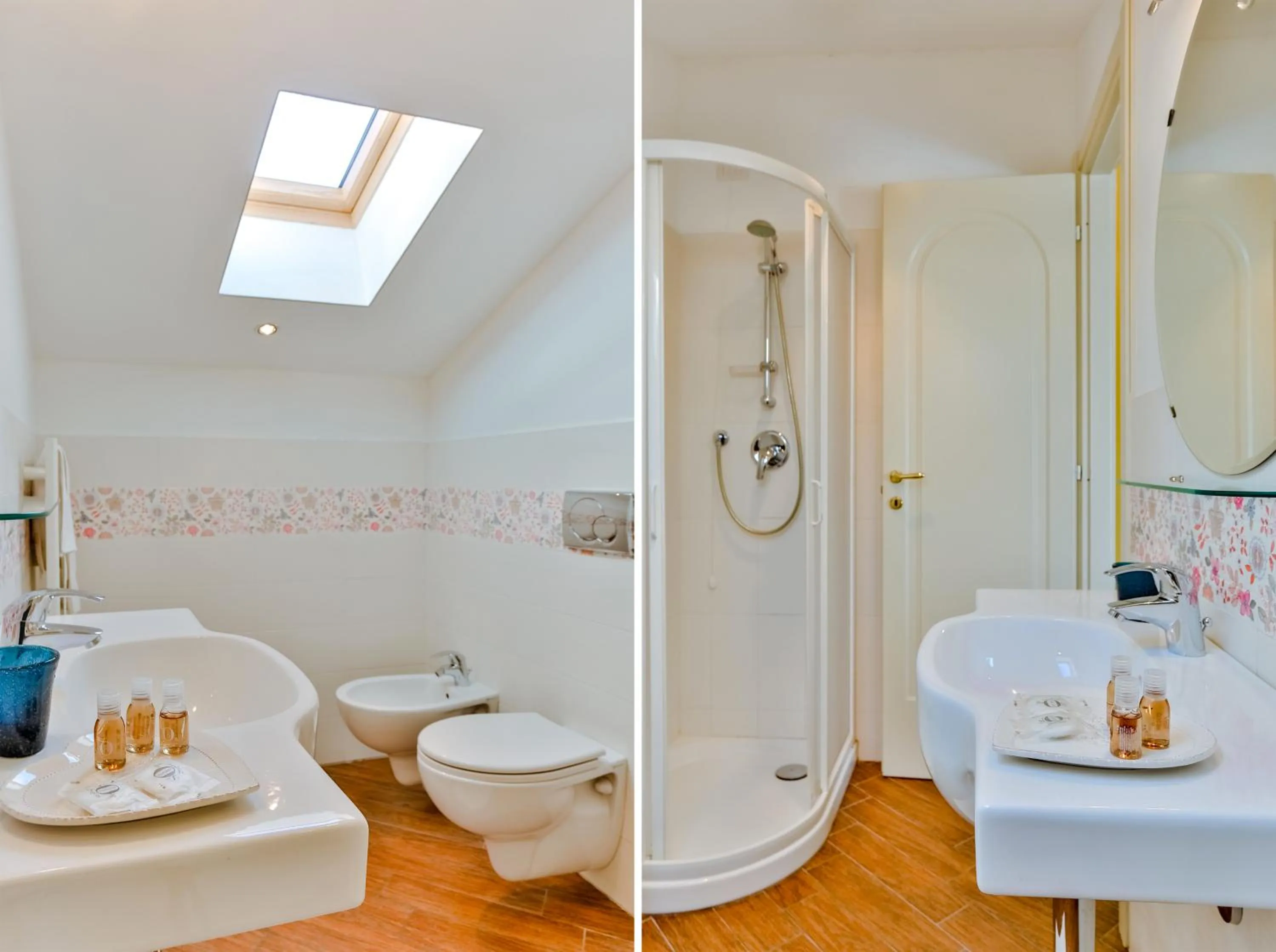 Bathroom in Cà De Rossana Bed&Breakfast