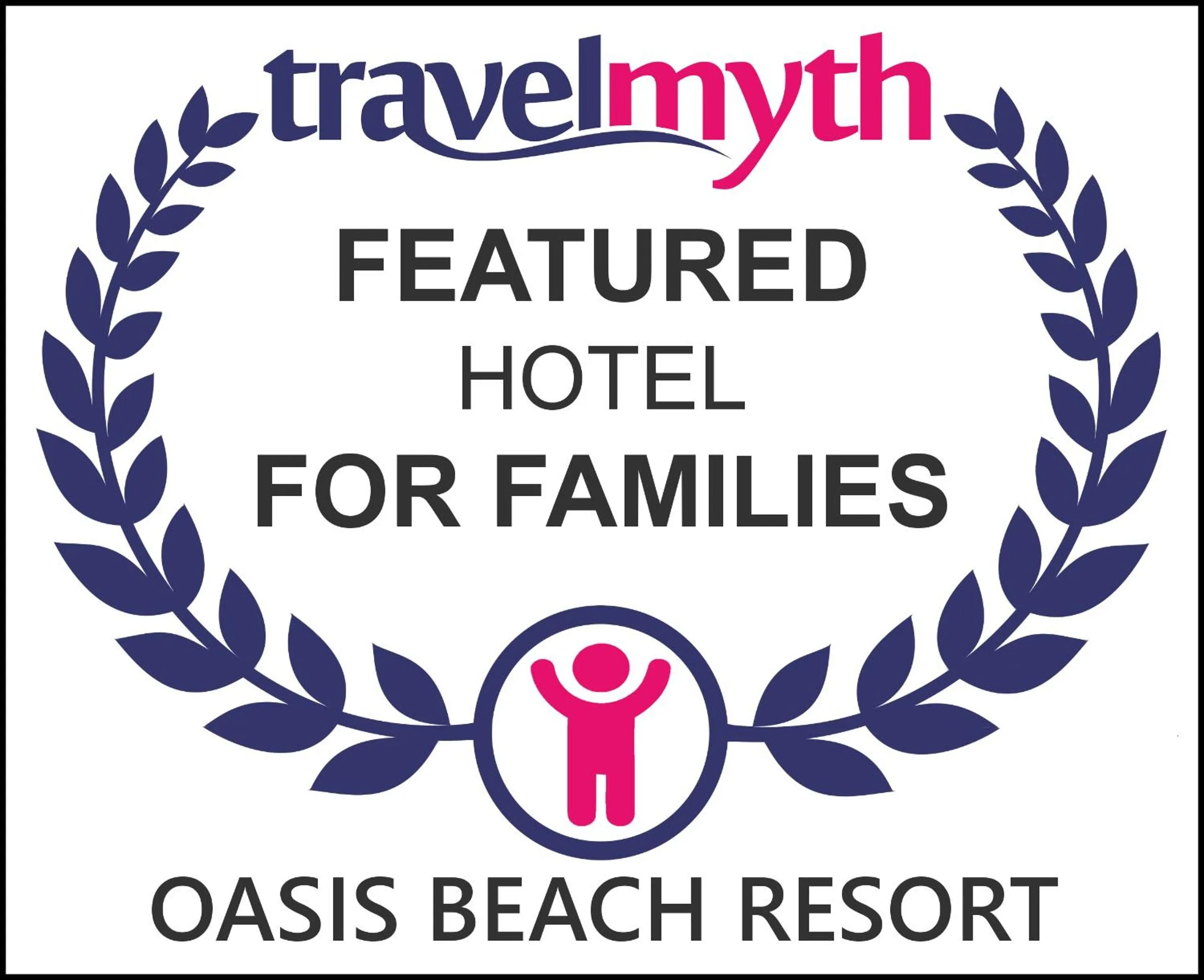 Logo/Certificate/Sign in Oasis Beach Resort