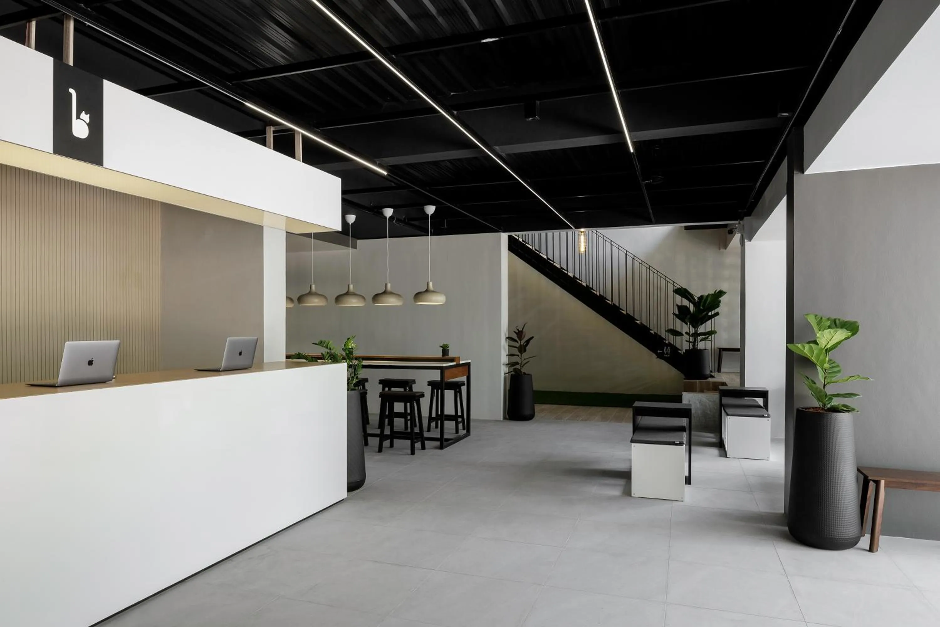 Lobby or reception in BedTime Hotel Samui