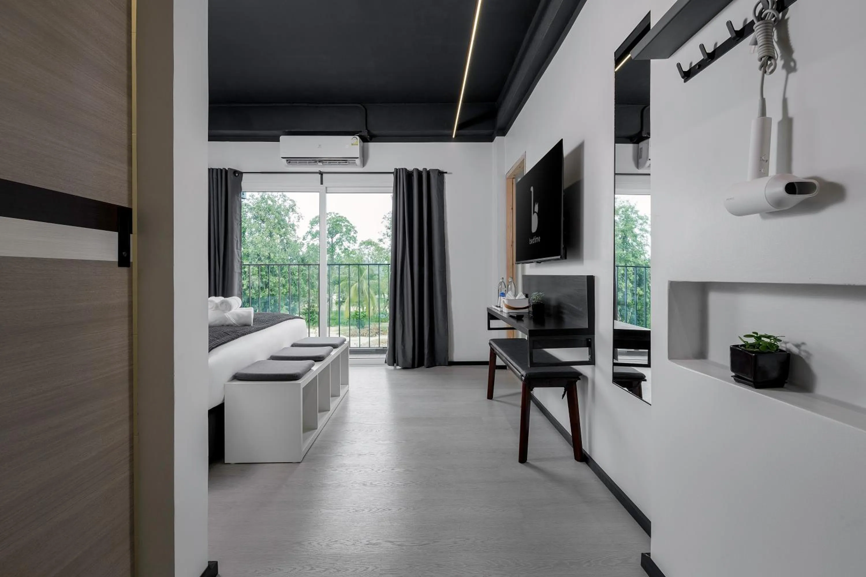 Bed in BedTime Hotel Samui