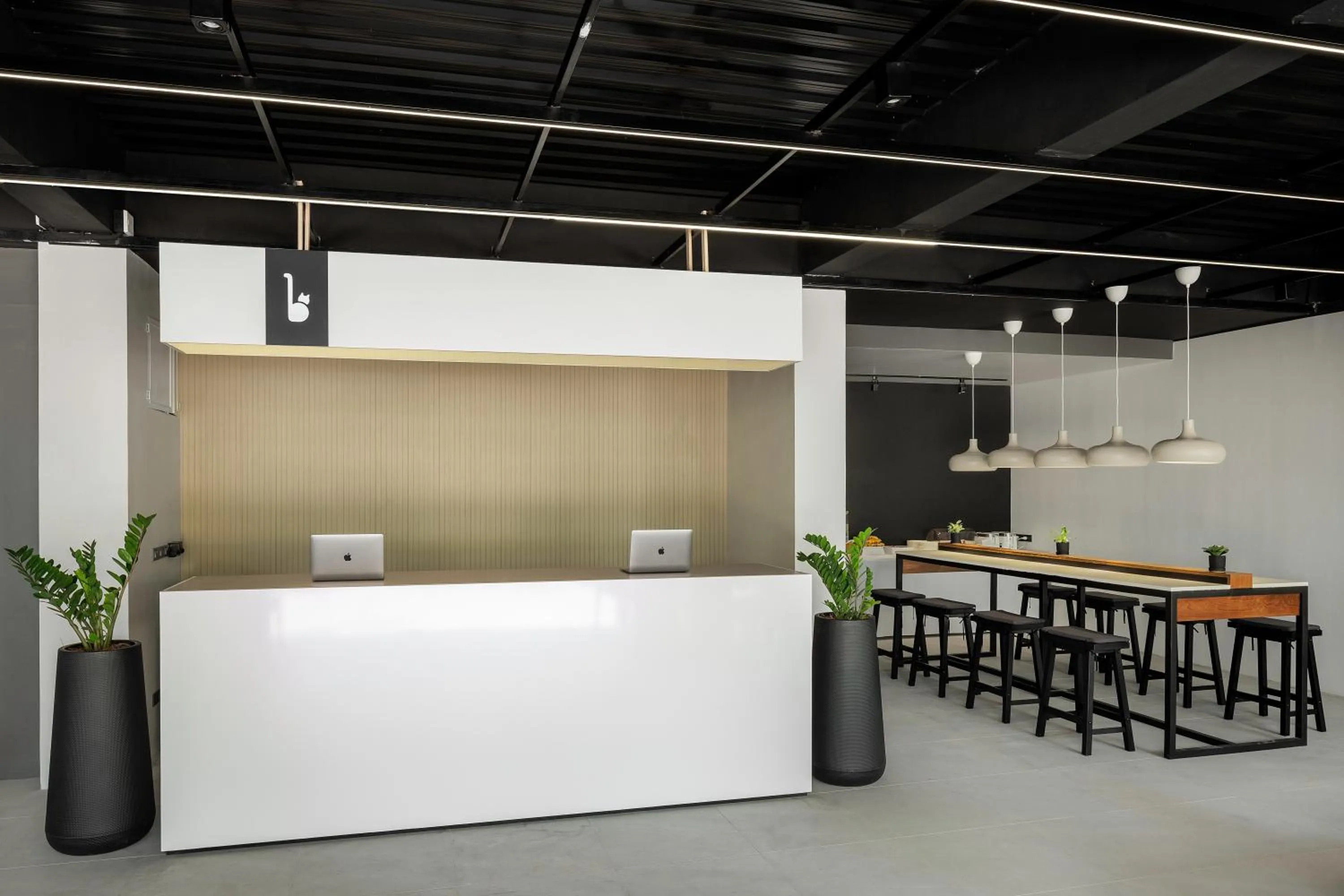 Lobby or reception in BedTime Hotel Samui