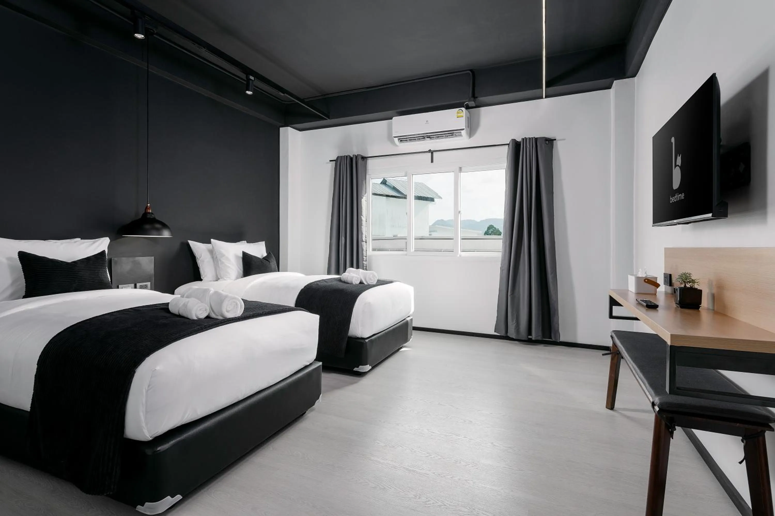 Bed in BedTime Hotel Samui