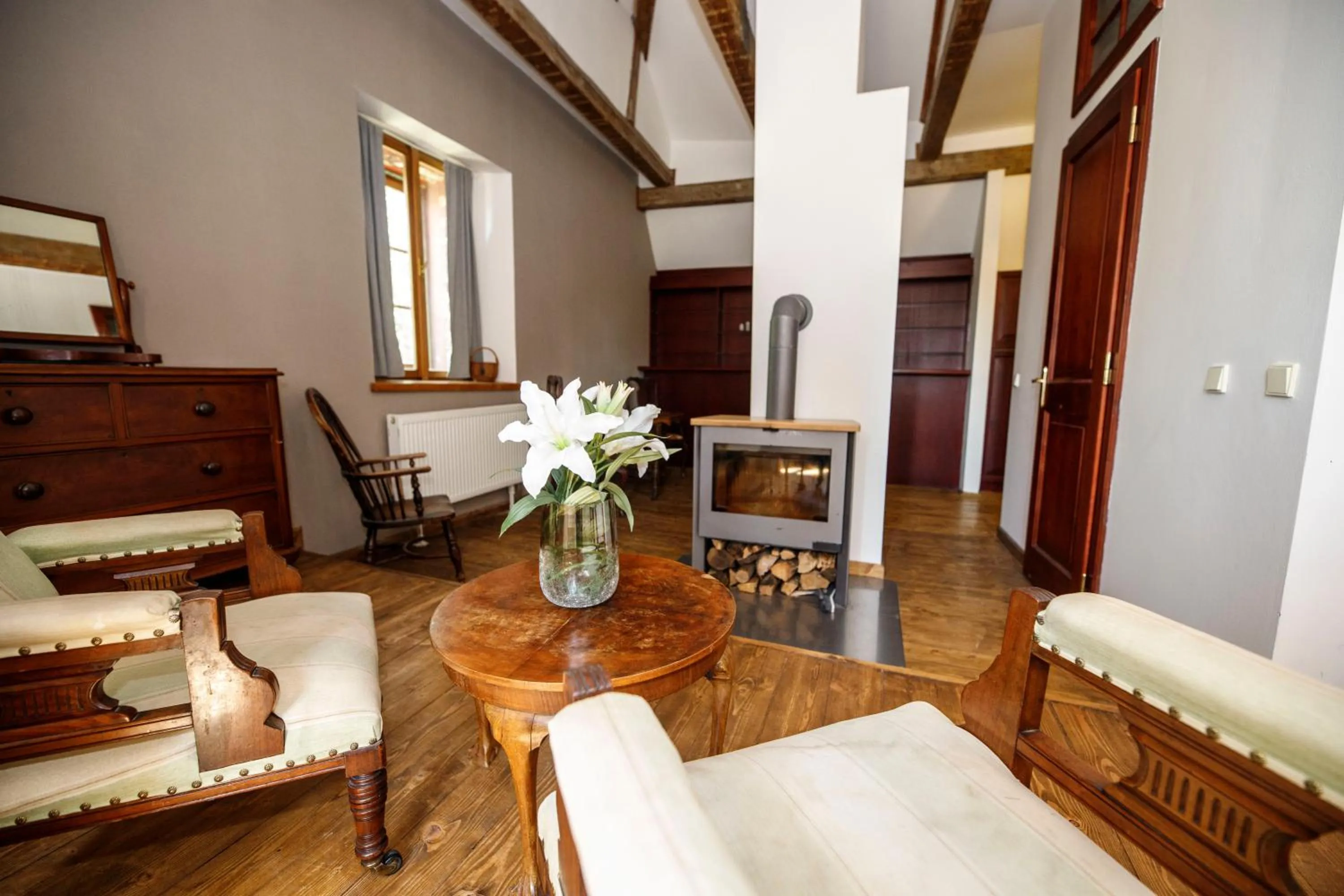 Living room in Dvůr Pecínov