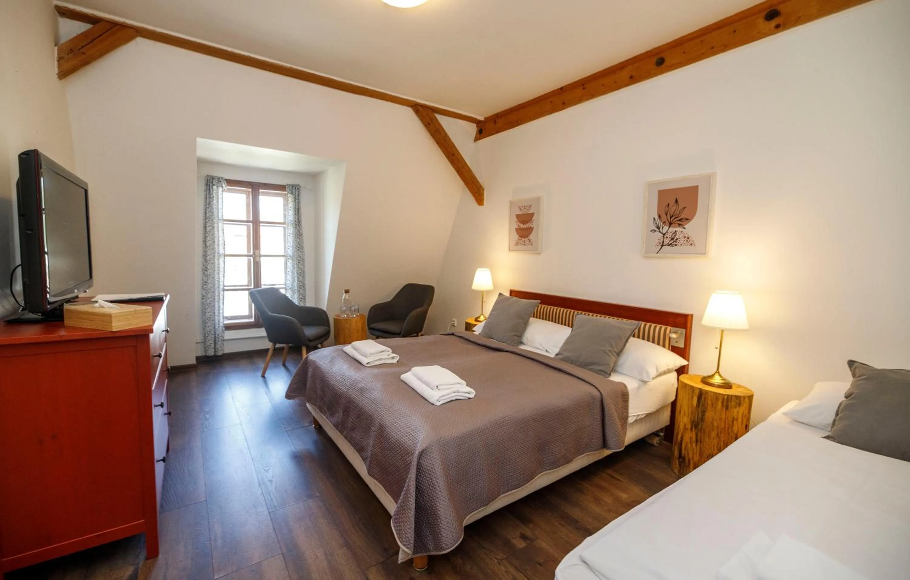 Photo of the whole room, Bed in Dvůr Pecínov