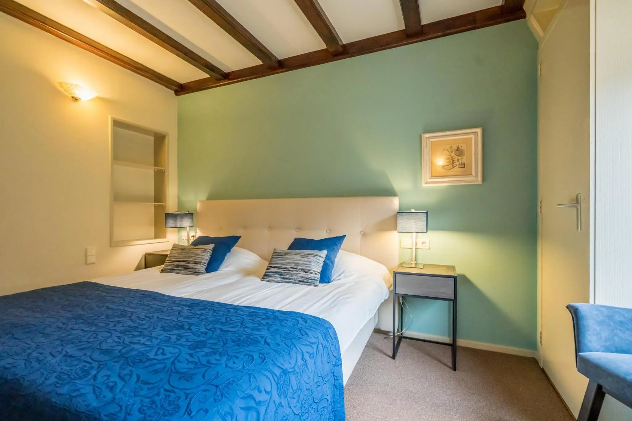 Bed in Hostellerie Schuddebeurs