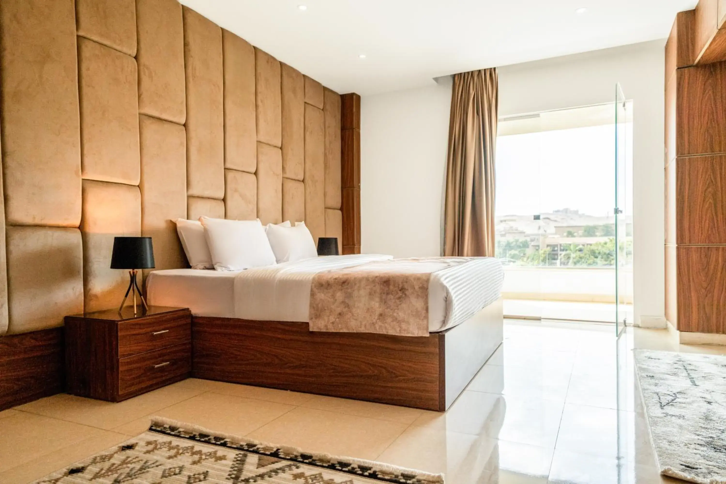 Bed in King Pyramids View Hotel Bed in King Pyramids View Hotel