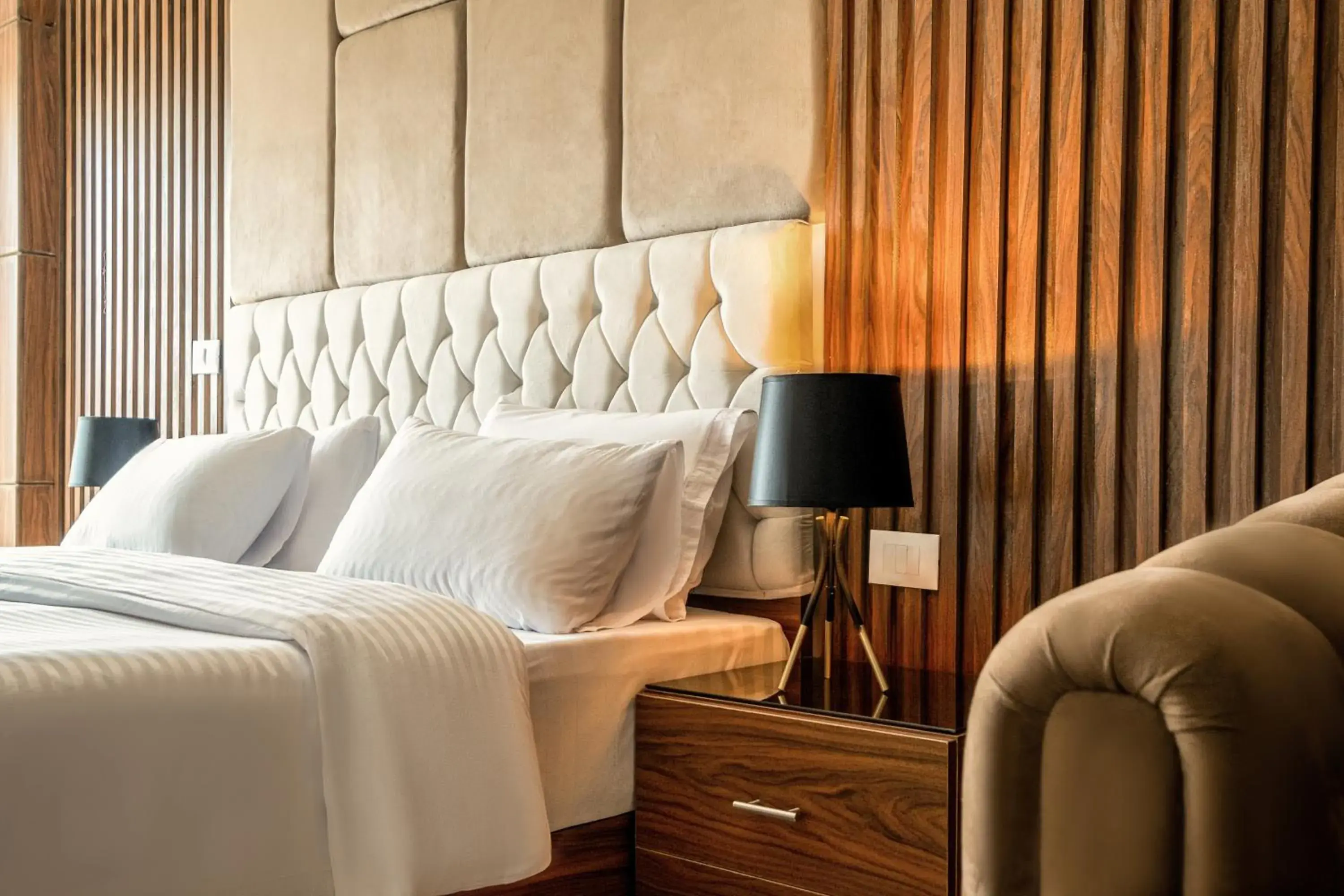 Bed in King Pyramids View Hotel Bed in King Pyramids View Hotel