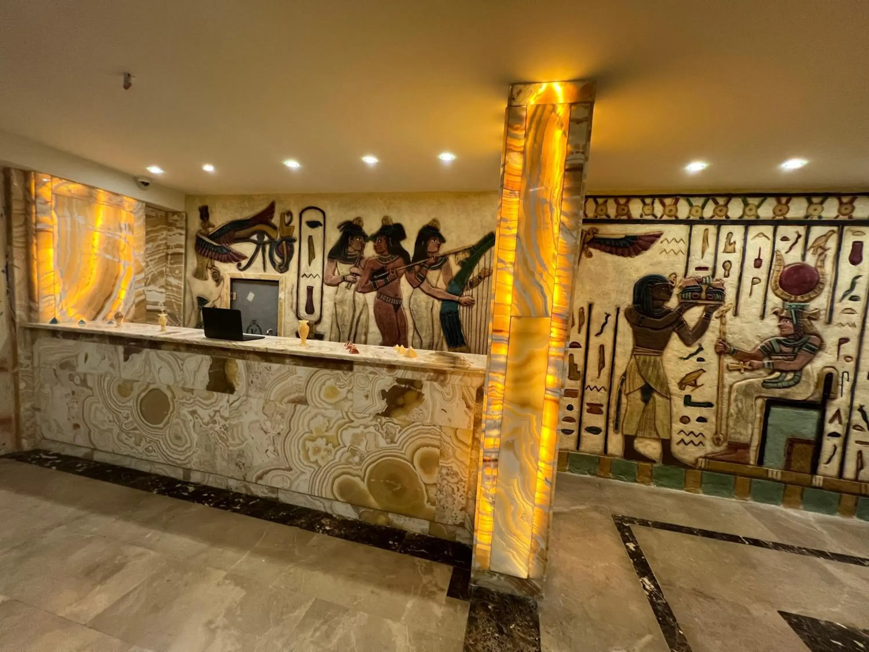 Lobby or reception in King Pyramids View Hotel Lobby or reception in King Pyramids View Hotel