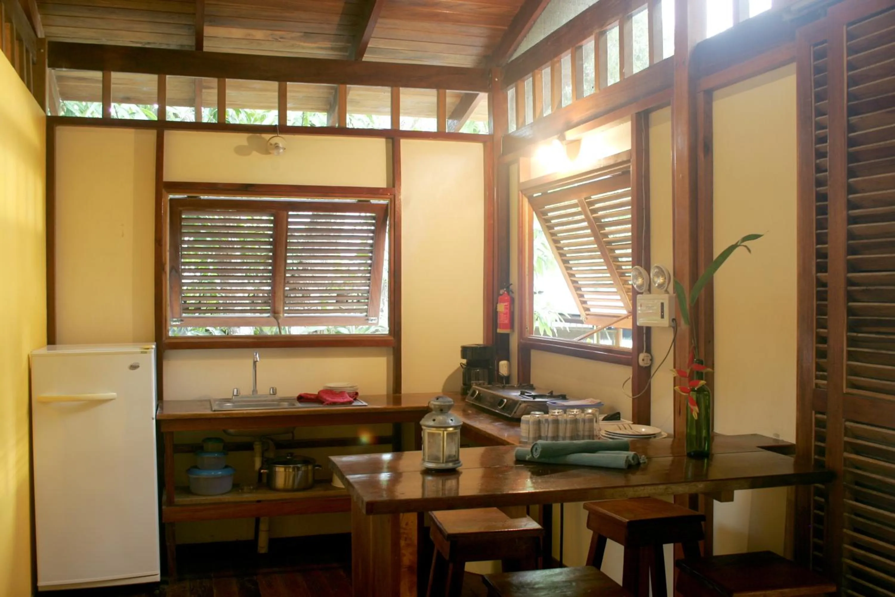 Kitchen or kitchenette in Hotel Luz de Luna