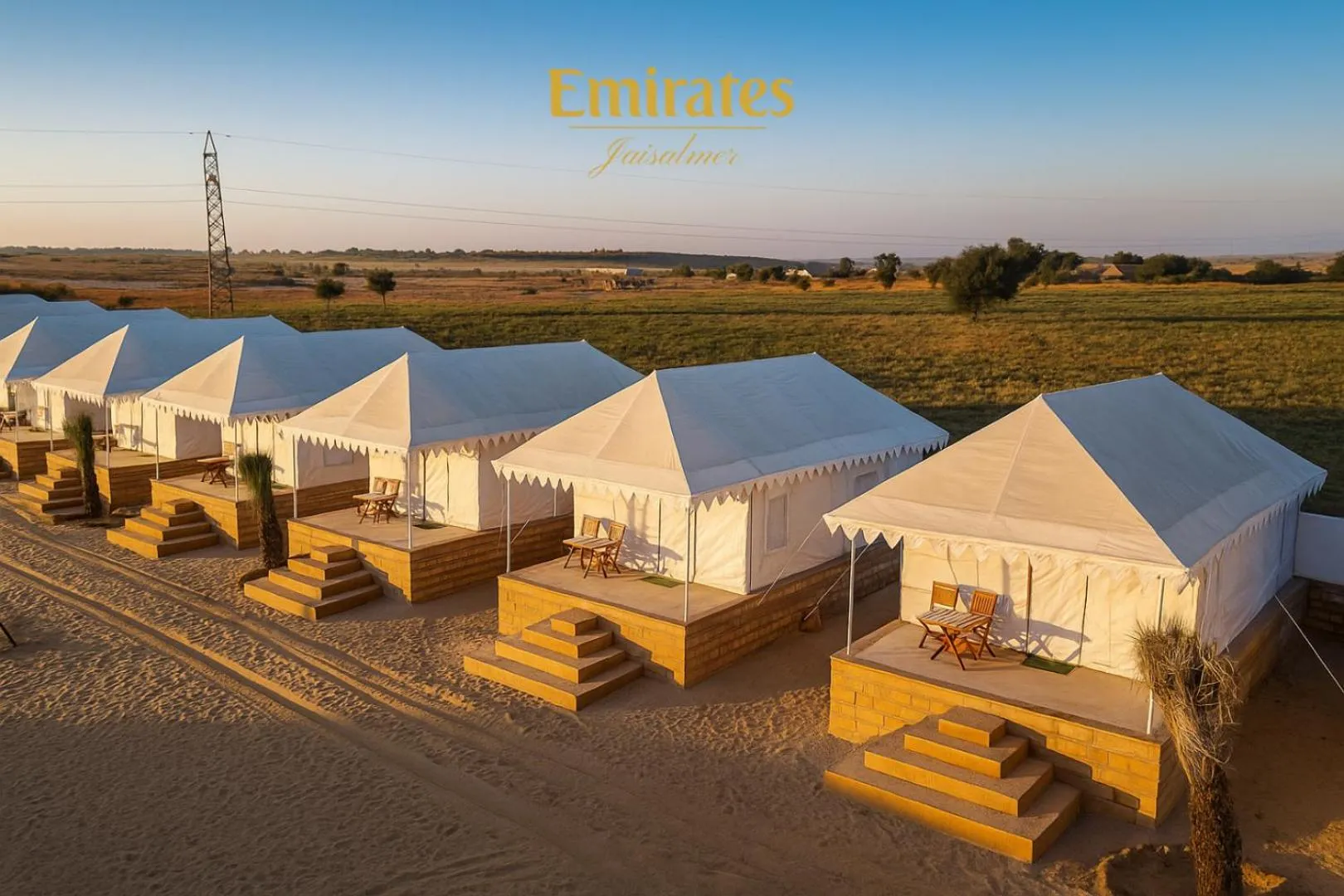 Natural landscape in Emirates Luxury Desert Camps