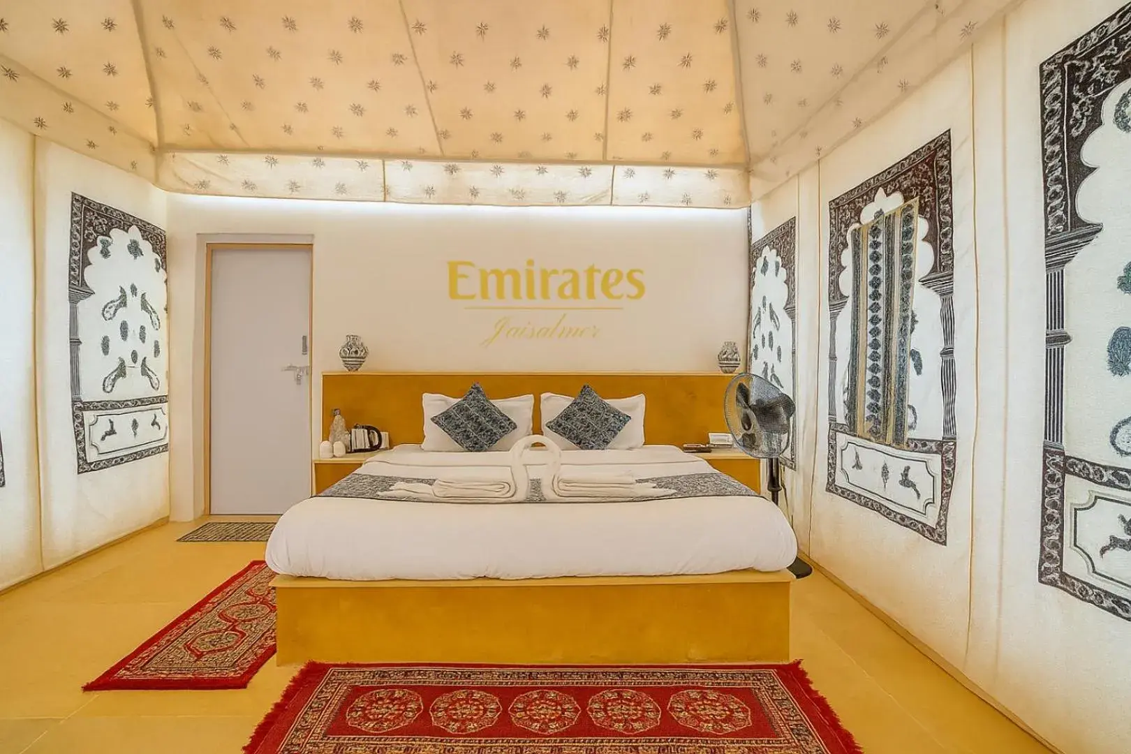 Bed in Emirates Luxury Desert Camps Bed in Emirates Luxury Desert Camps