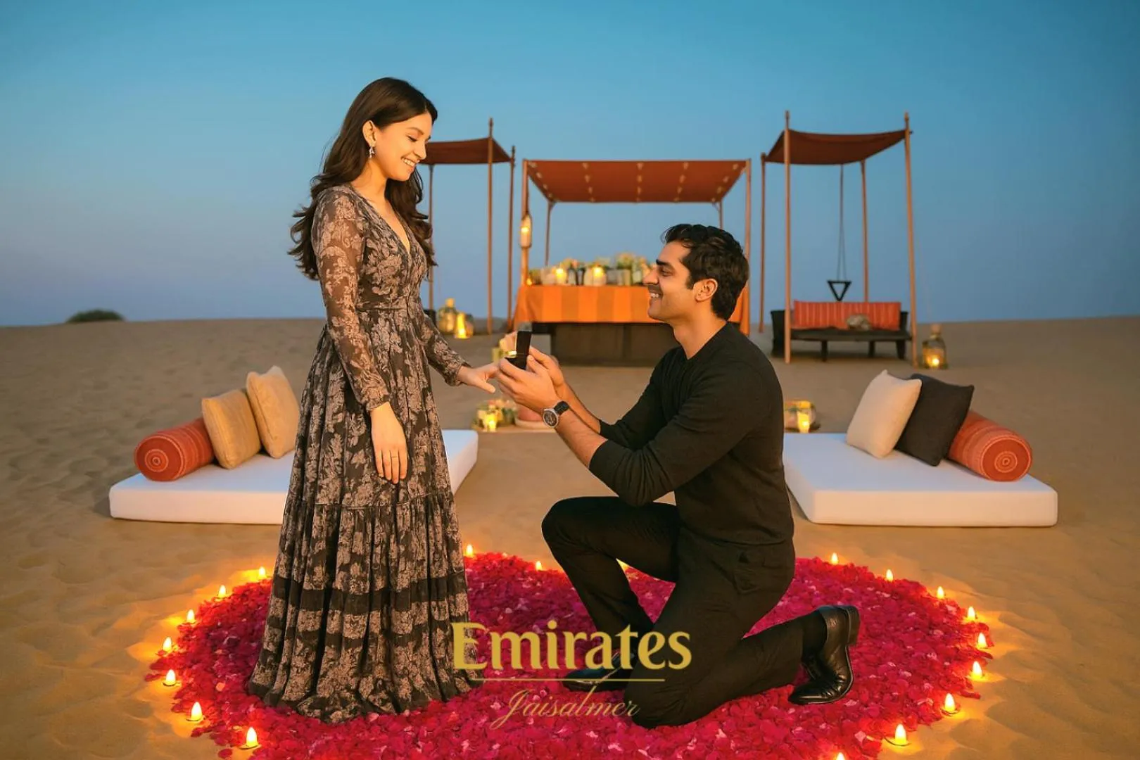 People in Emirates Luxury Desert Camps