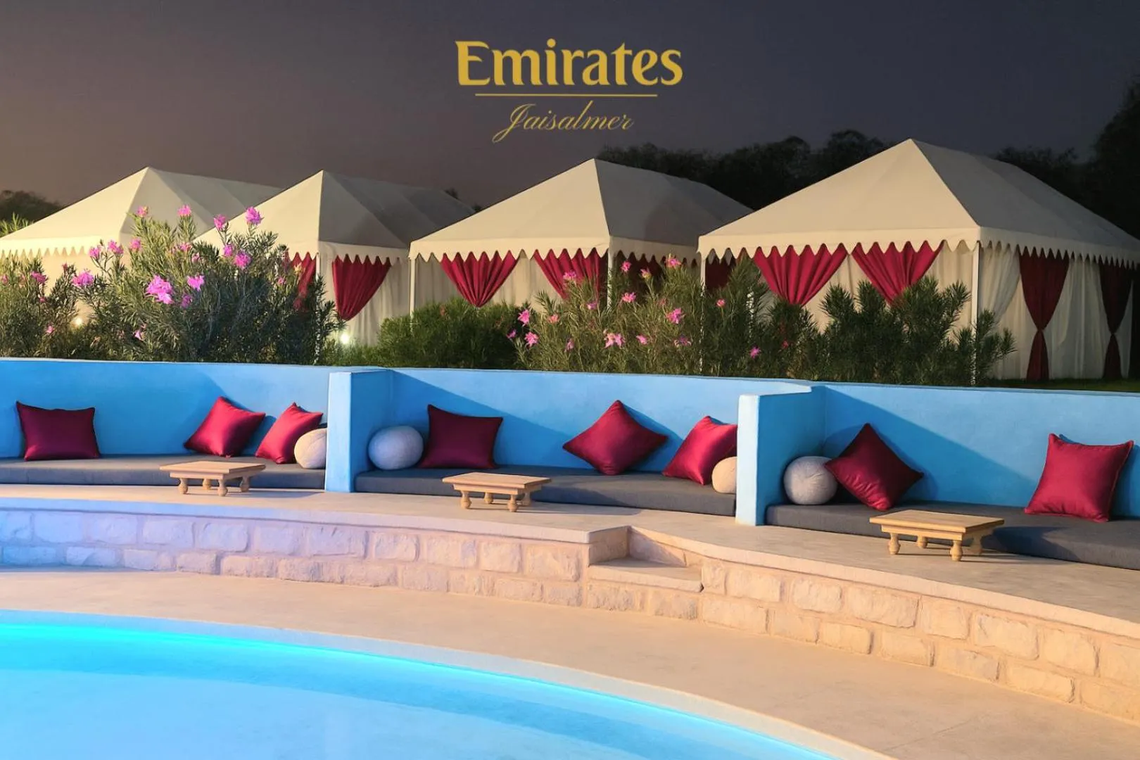 Evening entertainment in Emirates Luxury Desert Camps