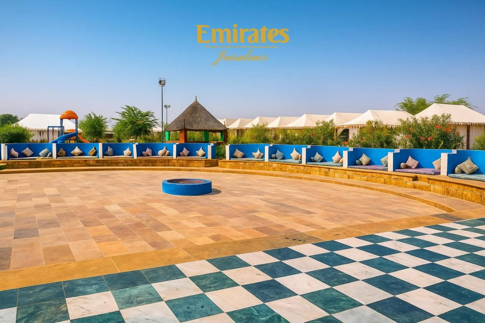 Evening entertainment in Emirates Luxury Desert Camps