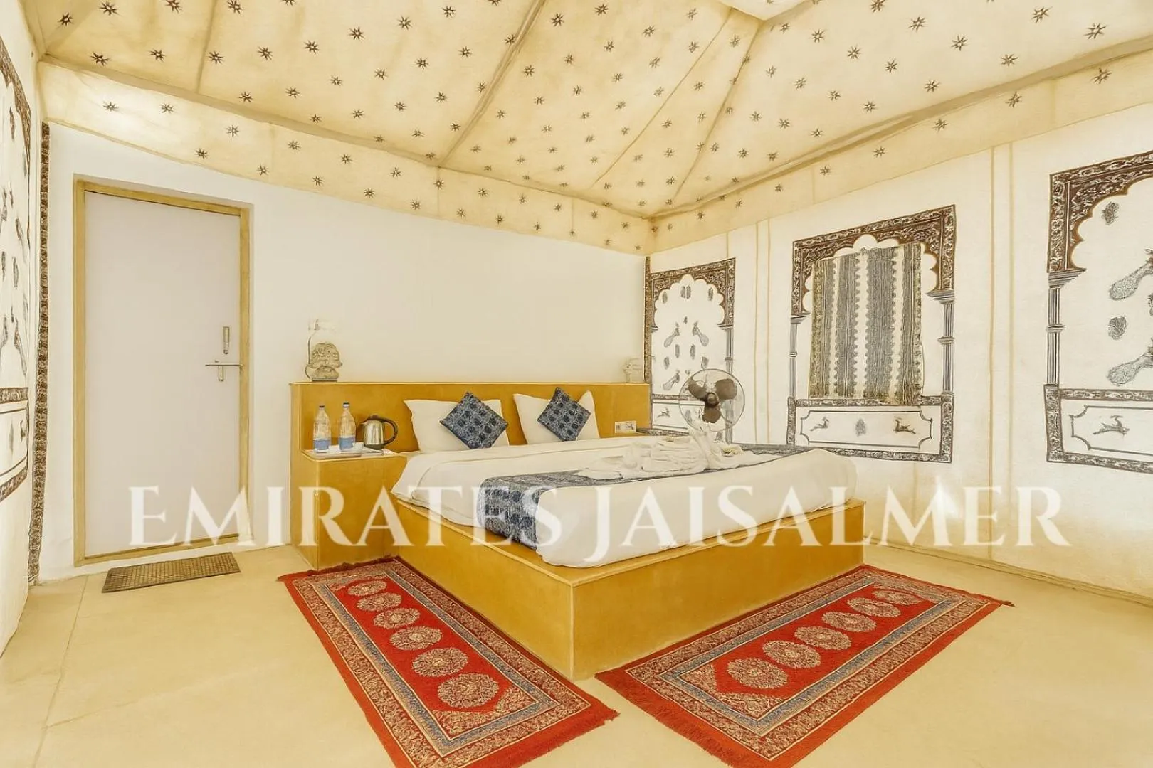 Seating area in Emirates Luxury Desert Camps