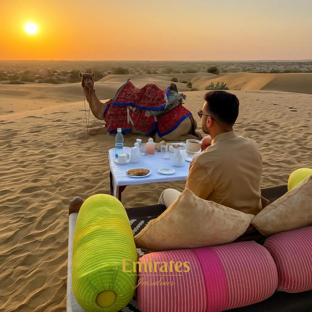 People in Emirates Luxury Desert Camps