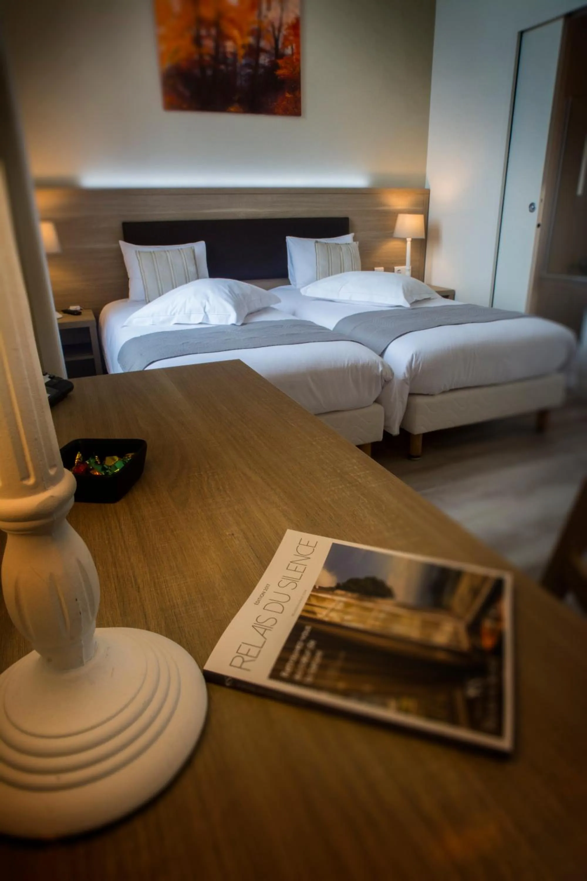 Photo of the whole room, Bed in Hôtel Le Haut des Lys