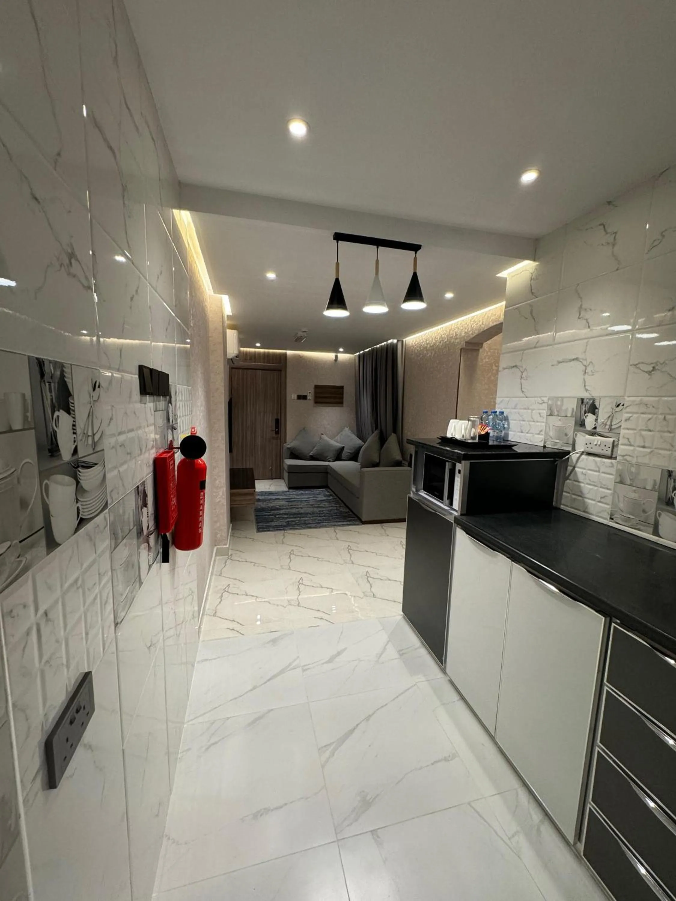 Kitchen or kitchenette in Royal Plaza Hotel