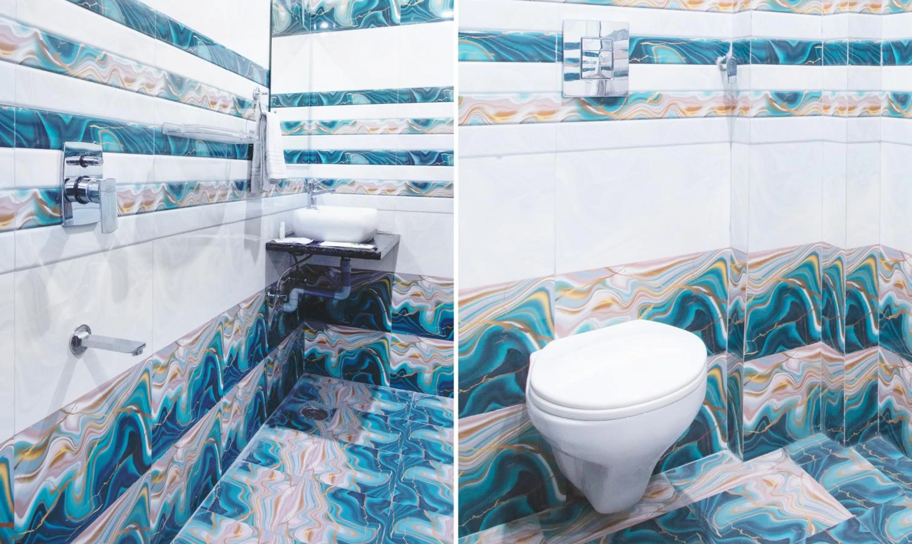 Bathroom in Treebo Royal Imperial, Bikaner Railway Station