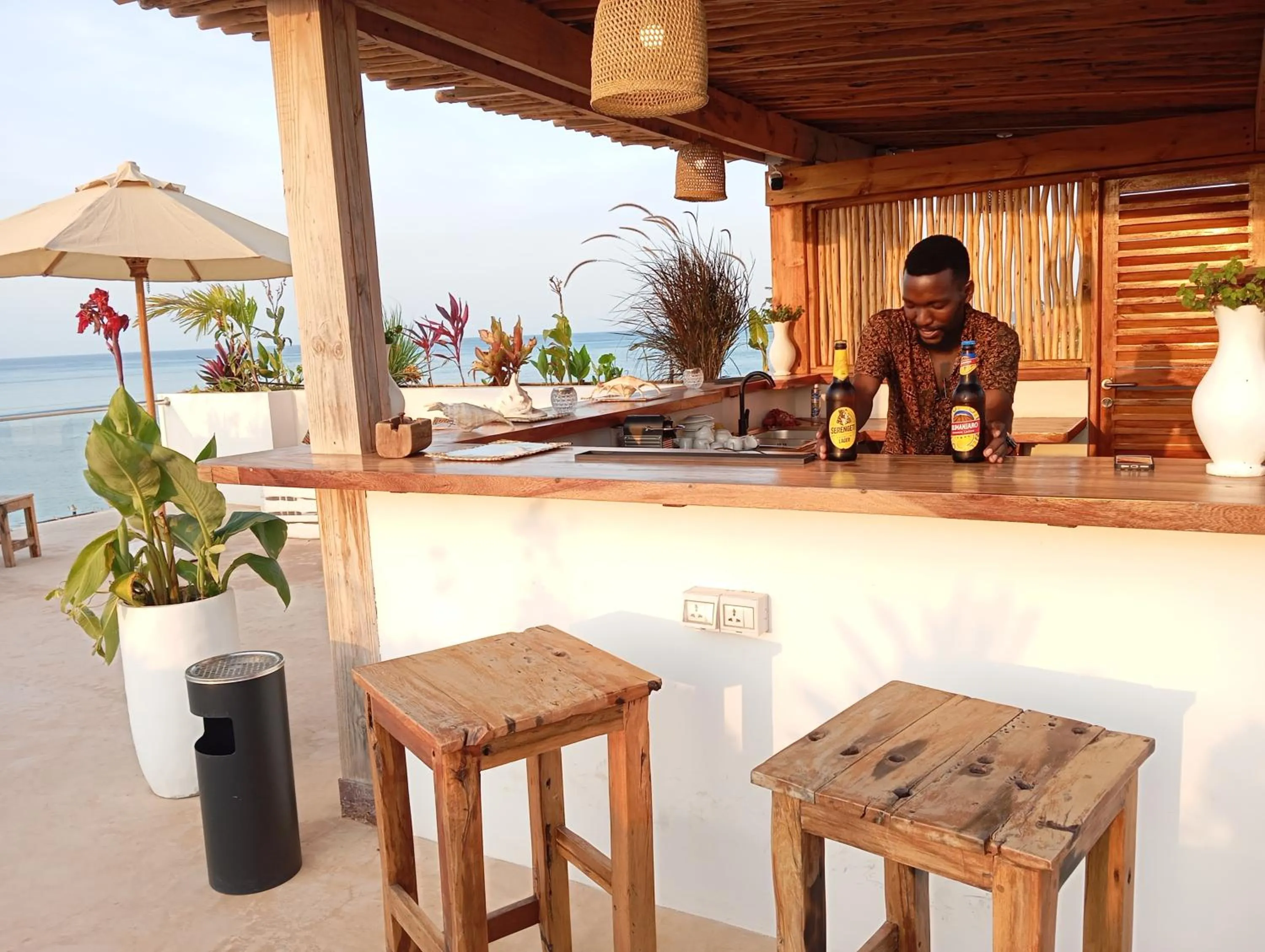 Drinks in Aluna Beach Apartments