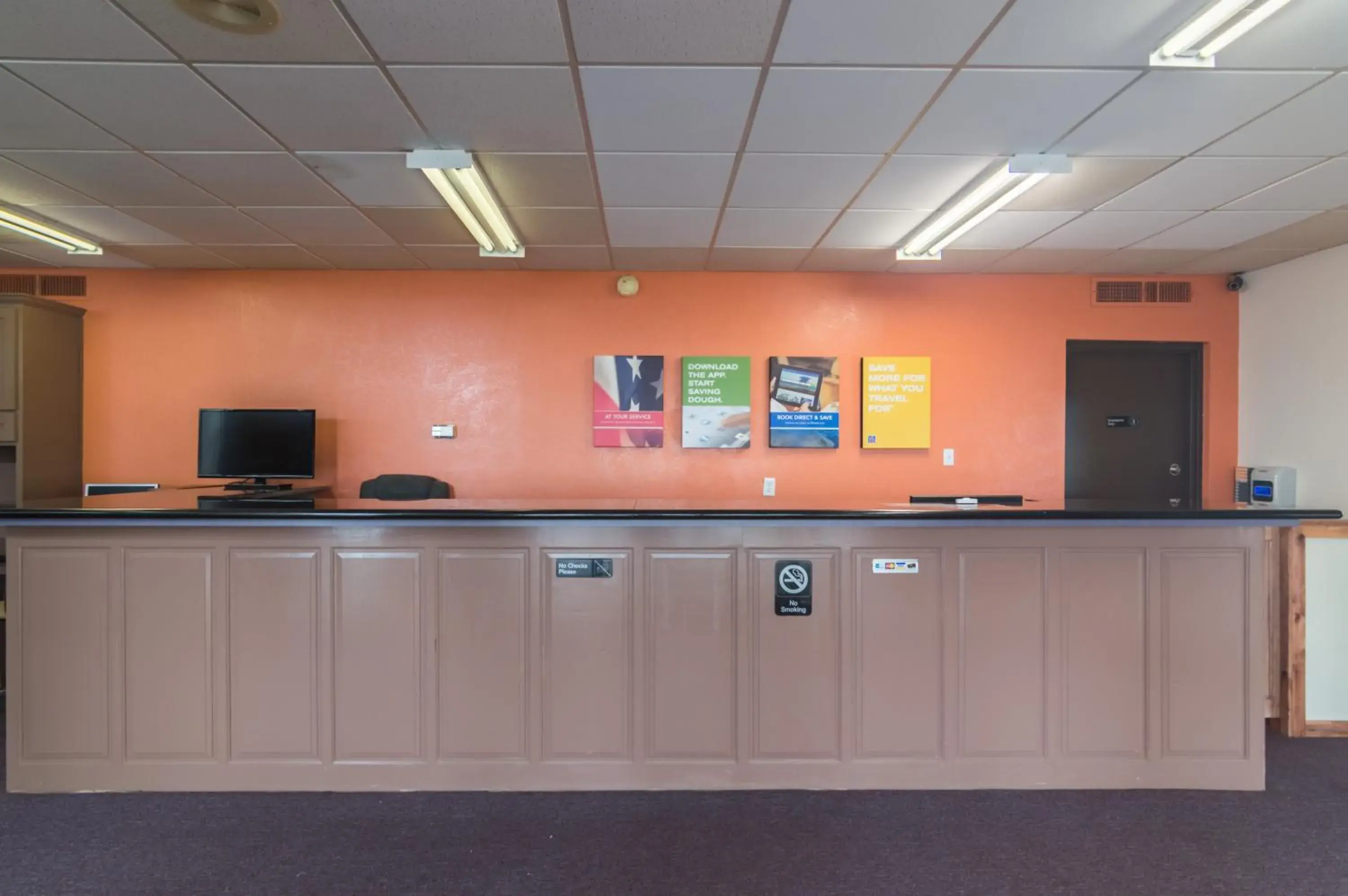 Lobby or reception in Motel 6-Snyder, TX Lobby or reception in Motel 6-Snyder, TX