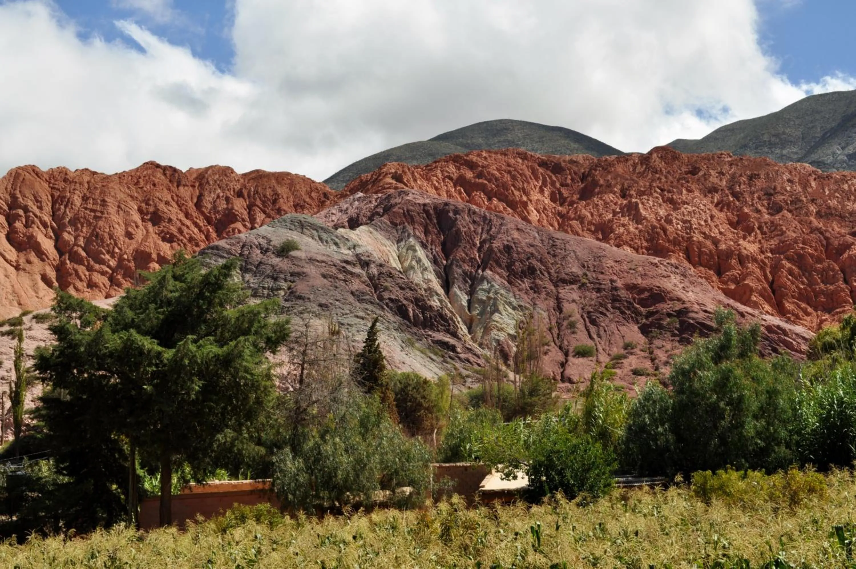 Mountain view in Colores de Purmamarca