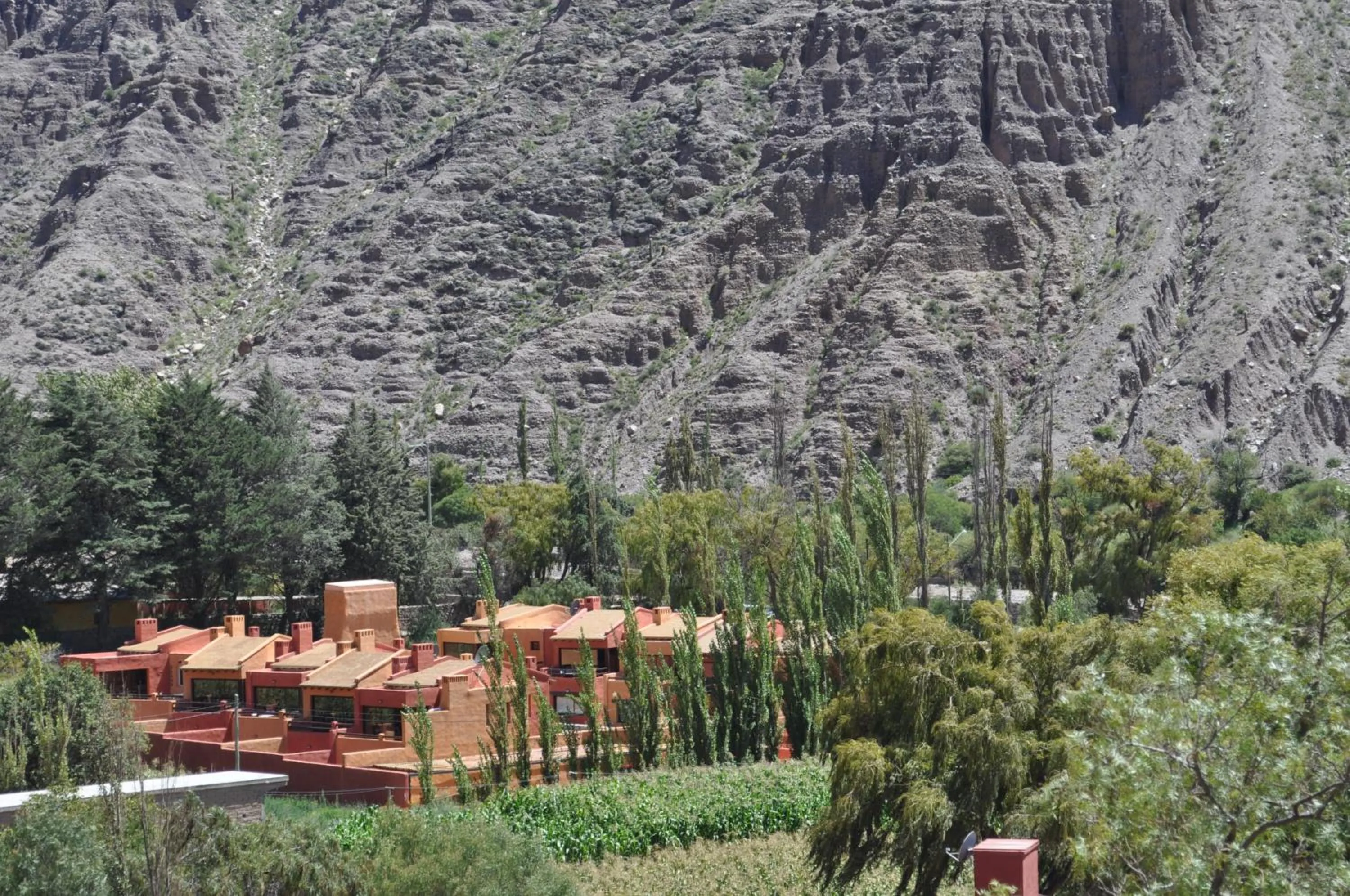 Bird's eye view in Colores de Purmamarca