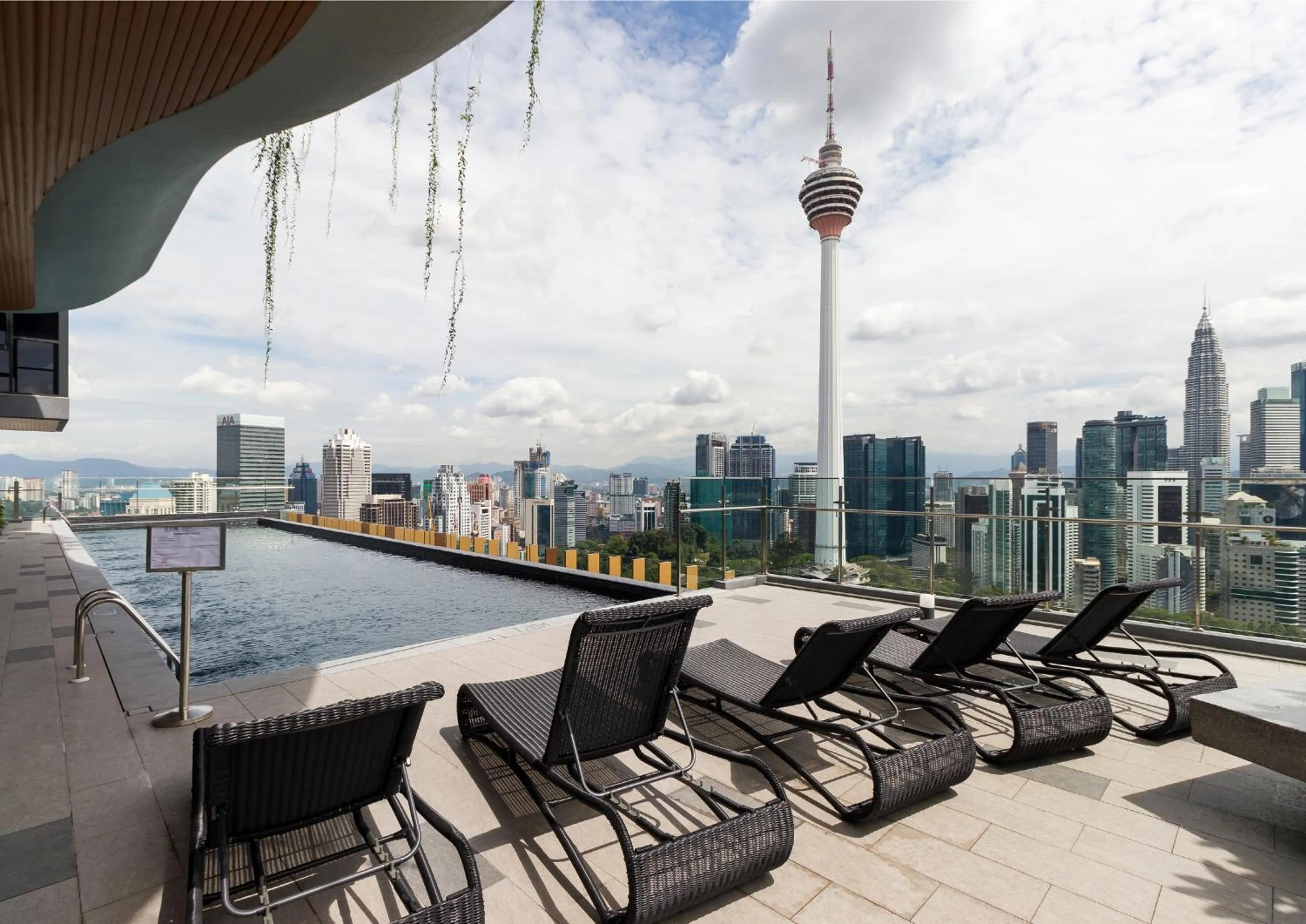 City view in Ceylonz Signature Suites, Bukit Bintang