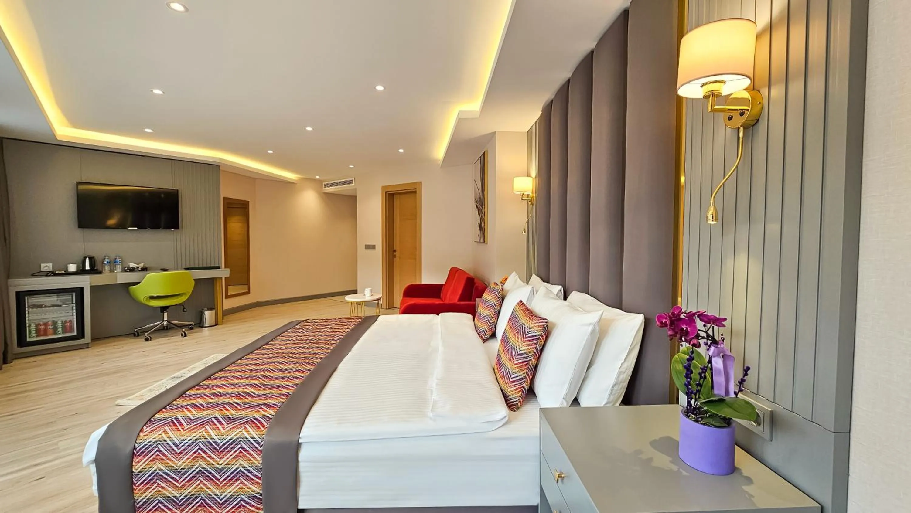 Bed in The Külsümz Hotel