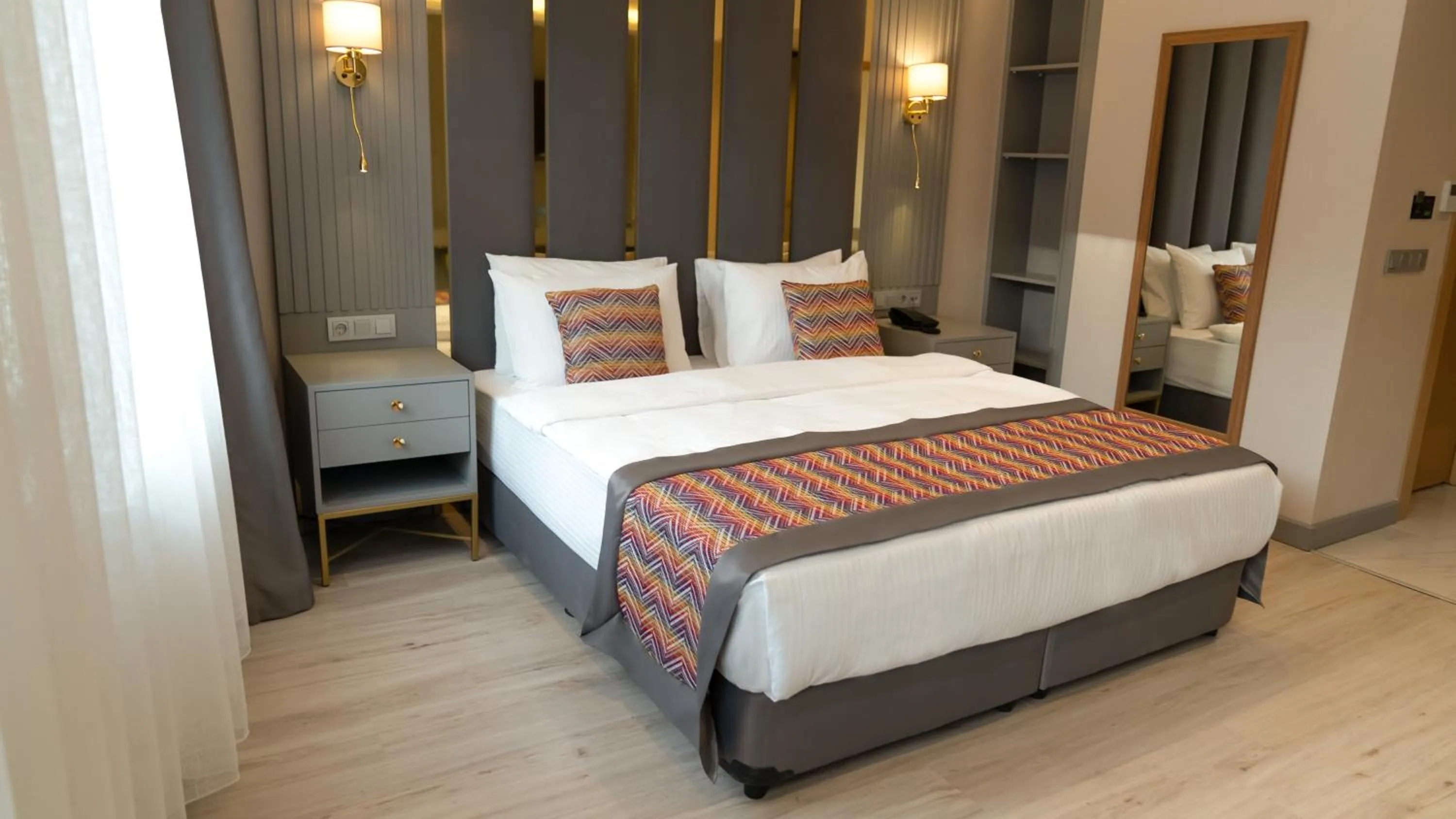 Bed in The Külsümz Hotel