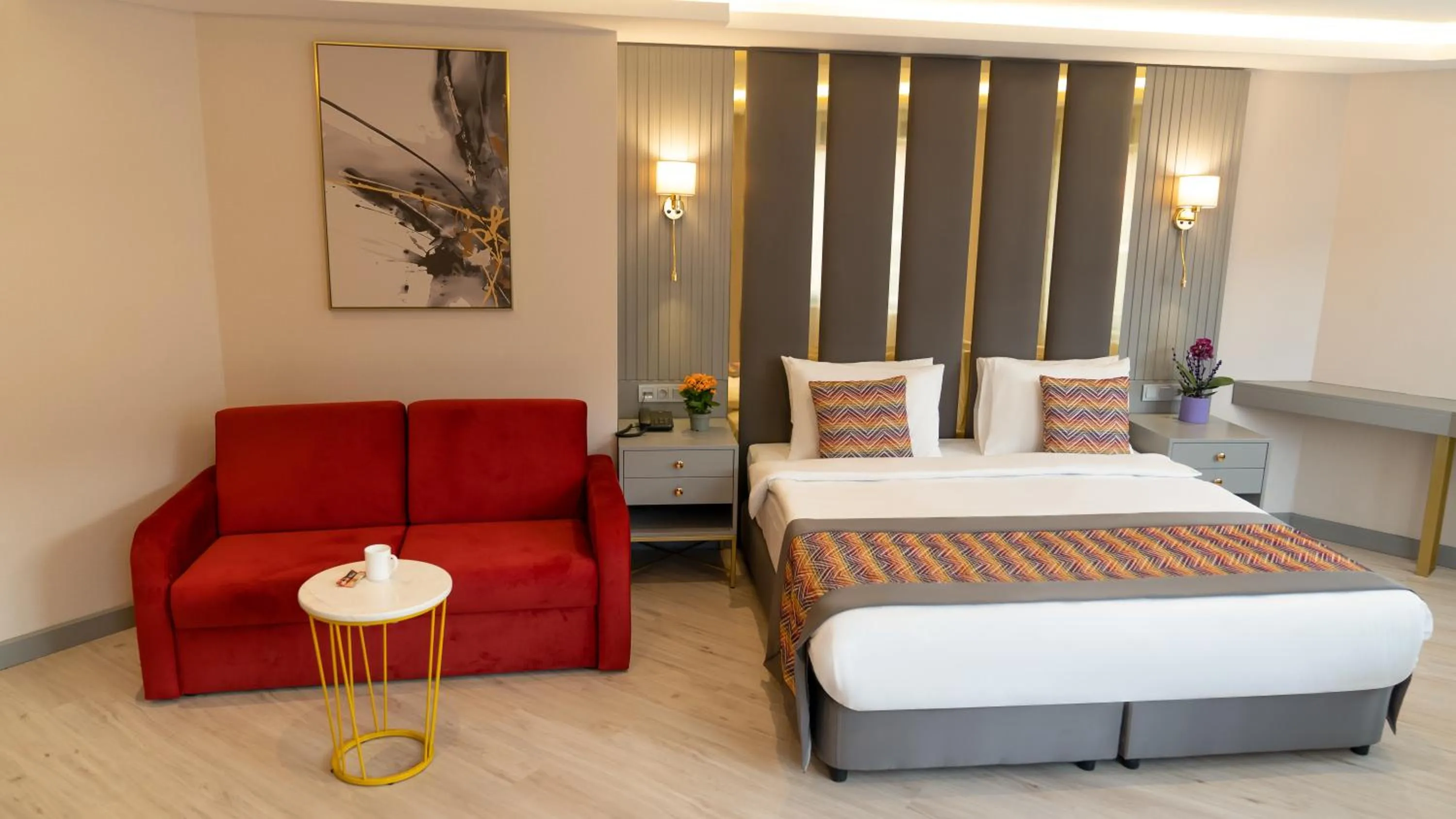 Bed in The Külsümz Hotel