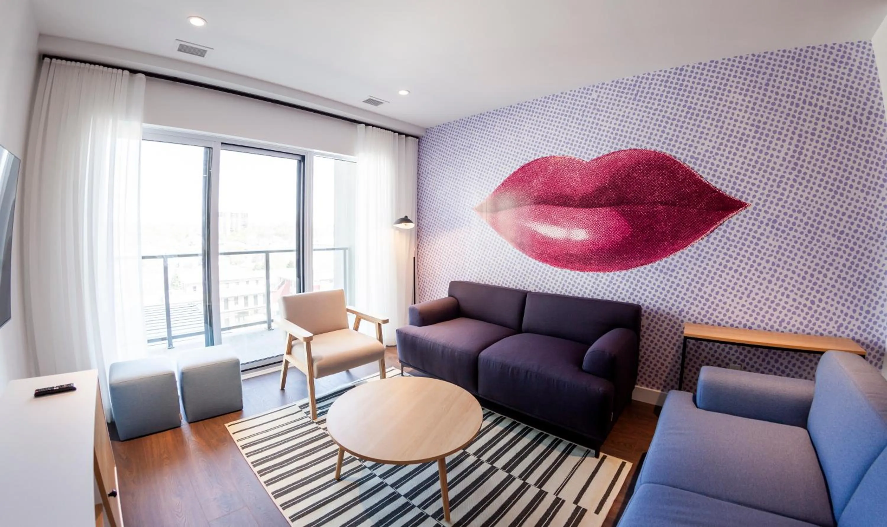 Living room in The Laundry Rooms Gaslight Cambridge