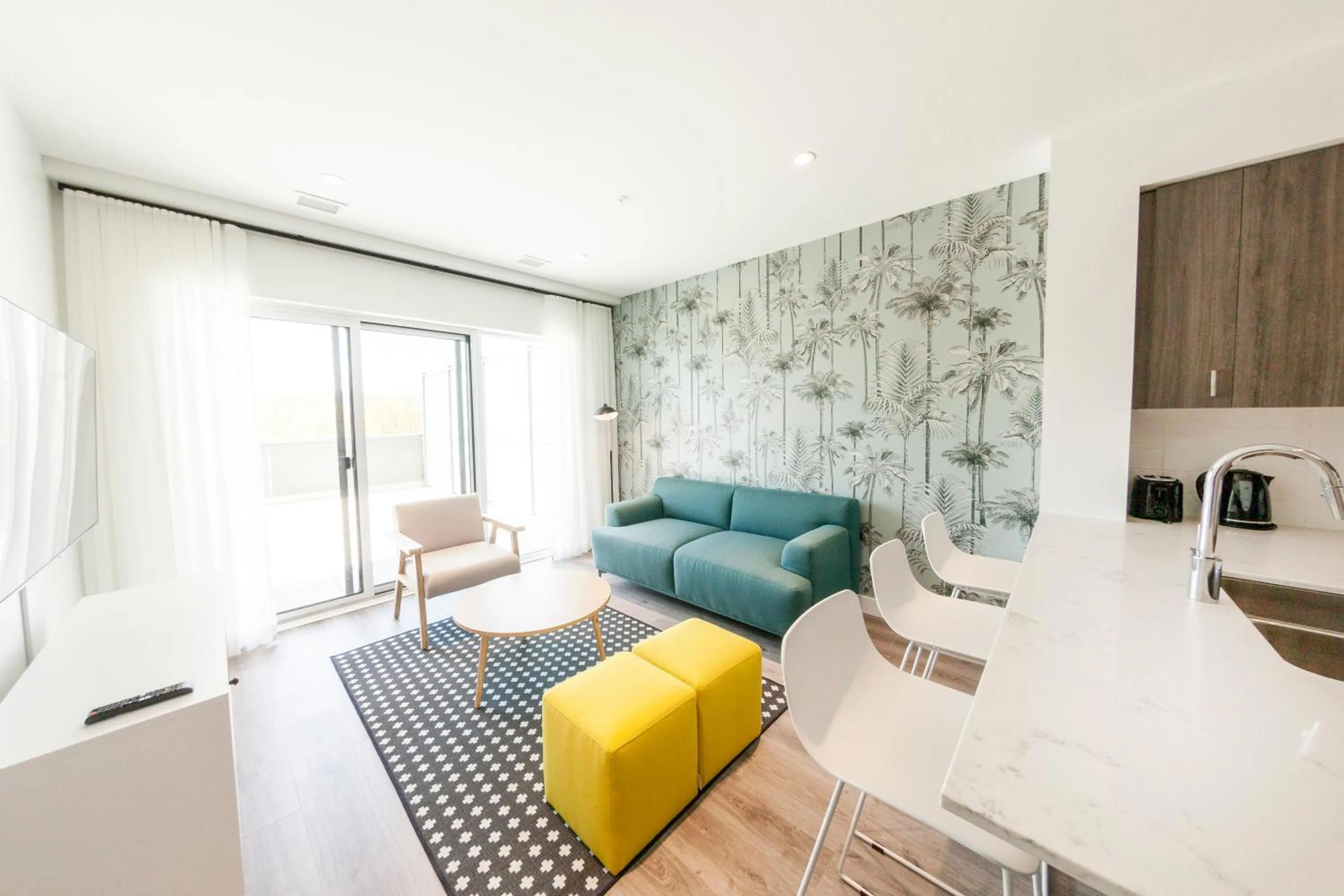 Living room in The Laundry Rooms Gaslight Cambridge