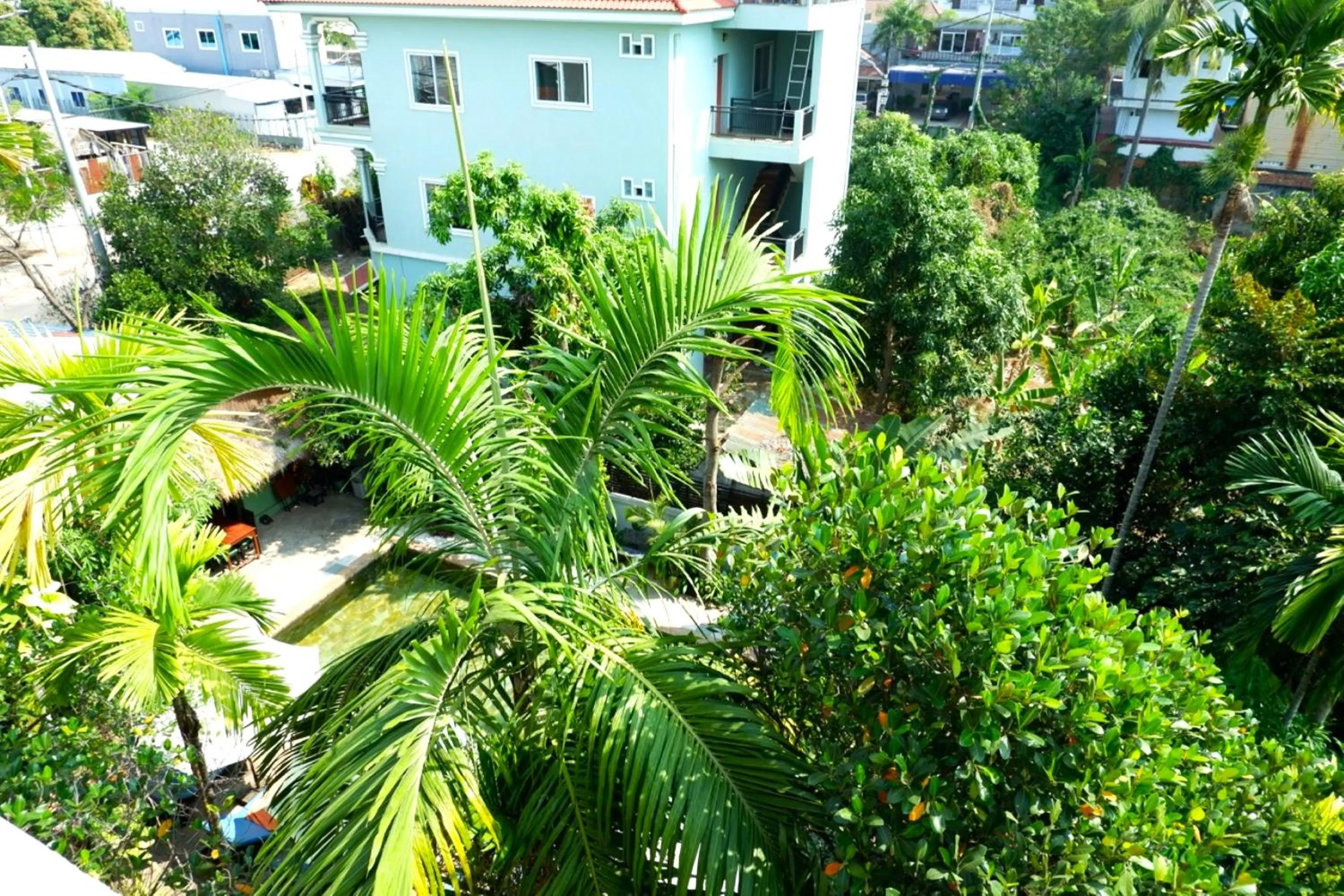 Garden view in Nary Villa