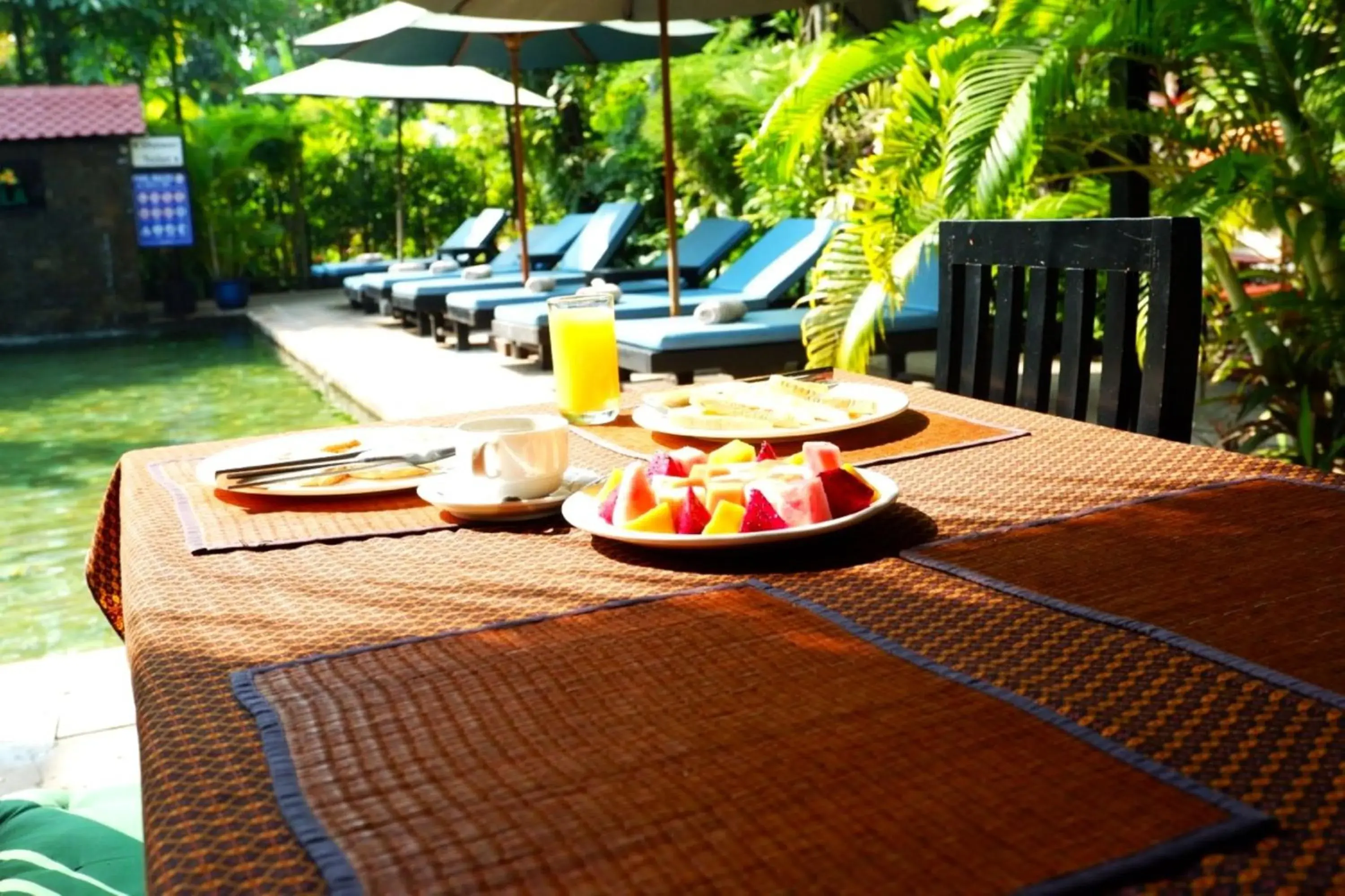 Continental breakfast in Nary Villa Continental breakfast in Nary Villa