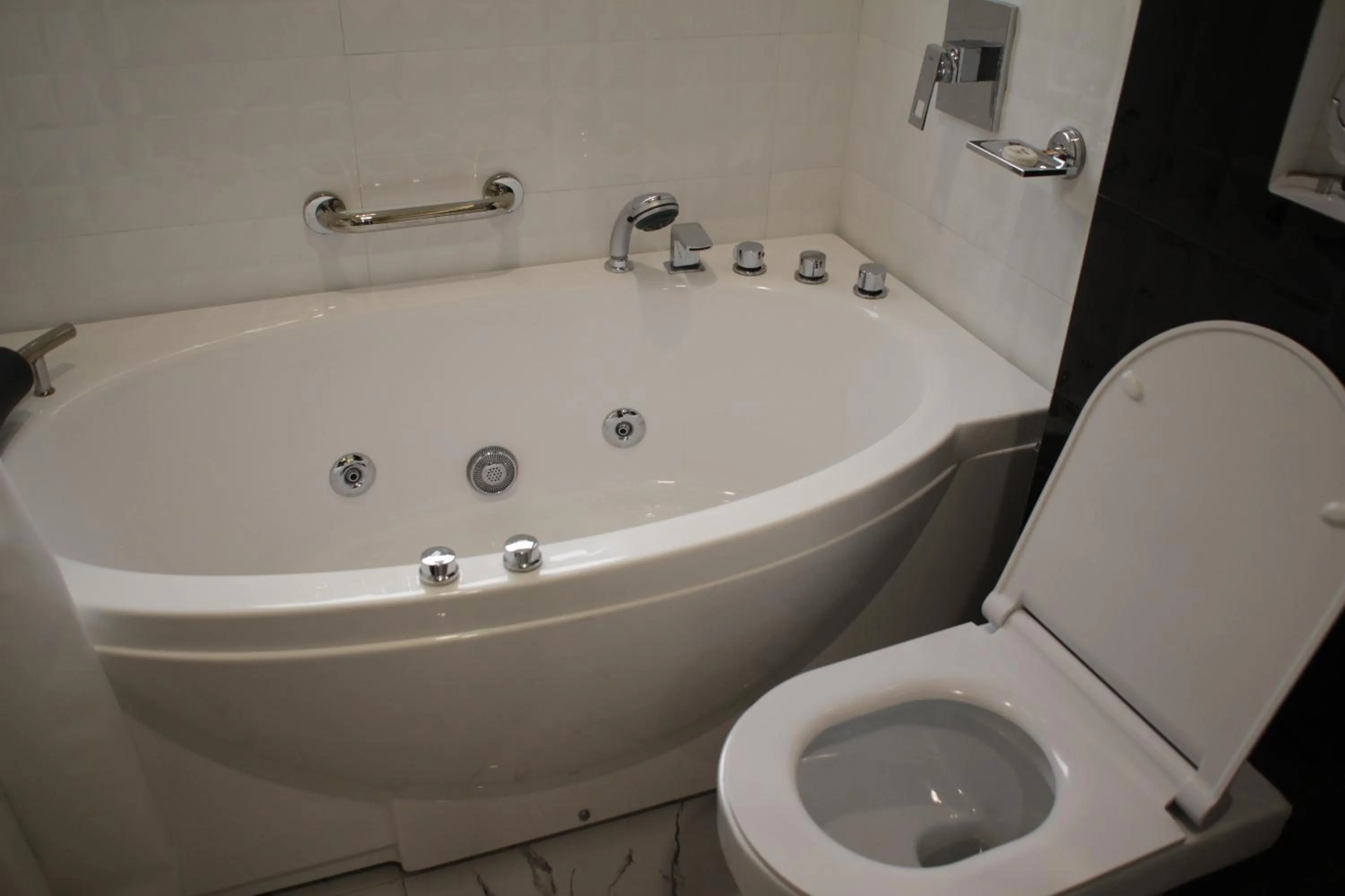 Toilet in Hilton Suites Lahore